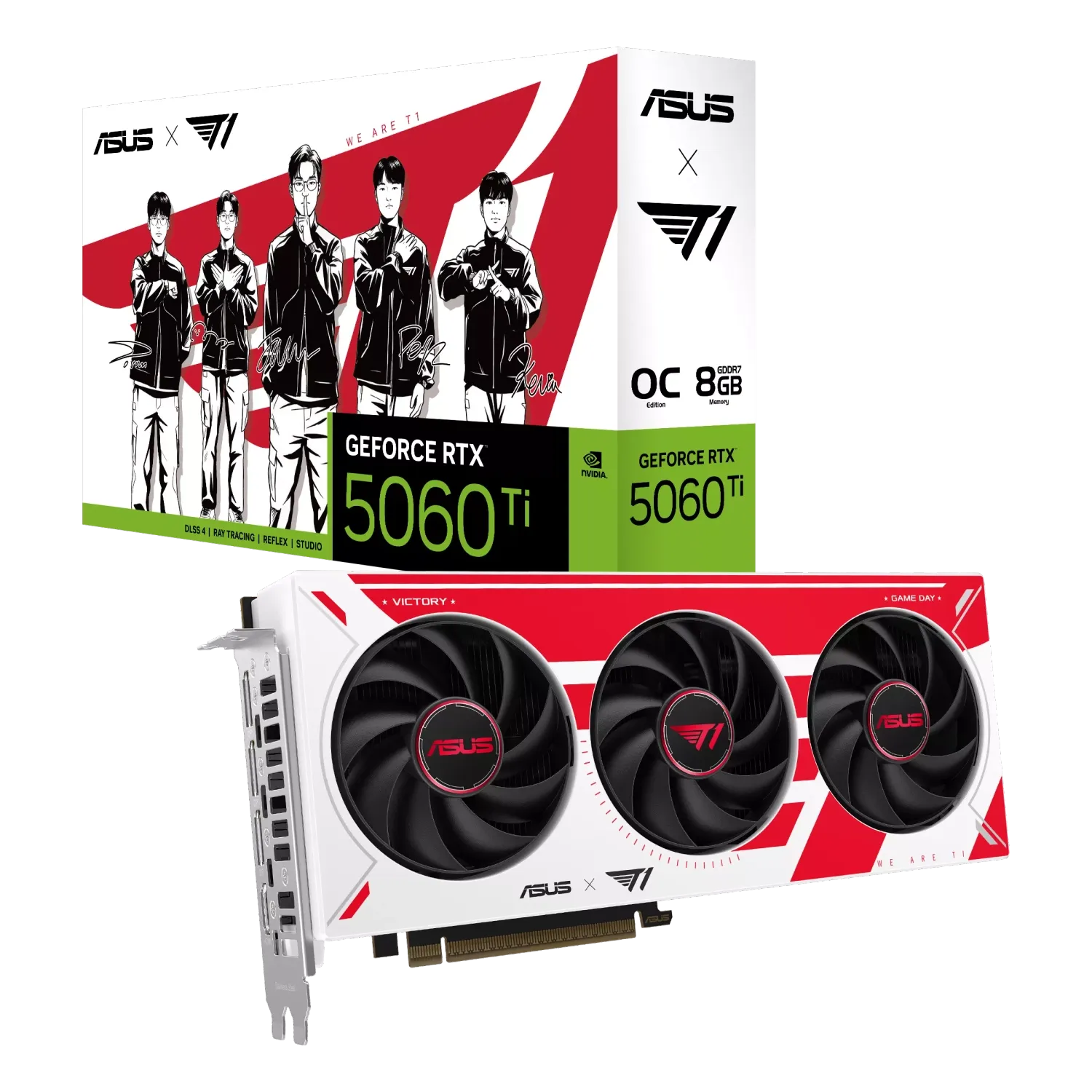 Placa de Video Asus TUF Gaming GeForce RTX 5060 Ti 8GB GDDR7 T1-RTX5060TI-O8G-GAMING