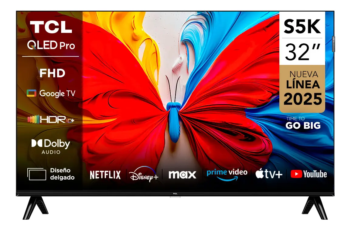 TELEVISOR TCL QLED 32S5K FHD Google