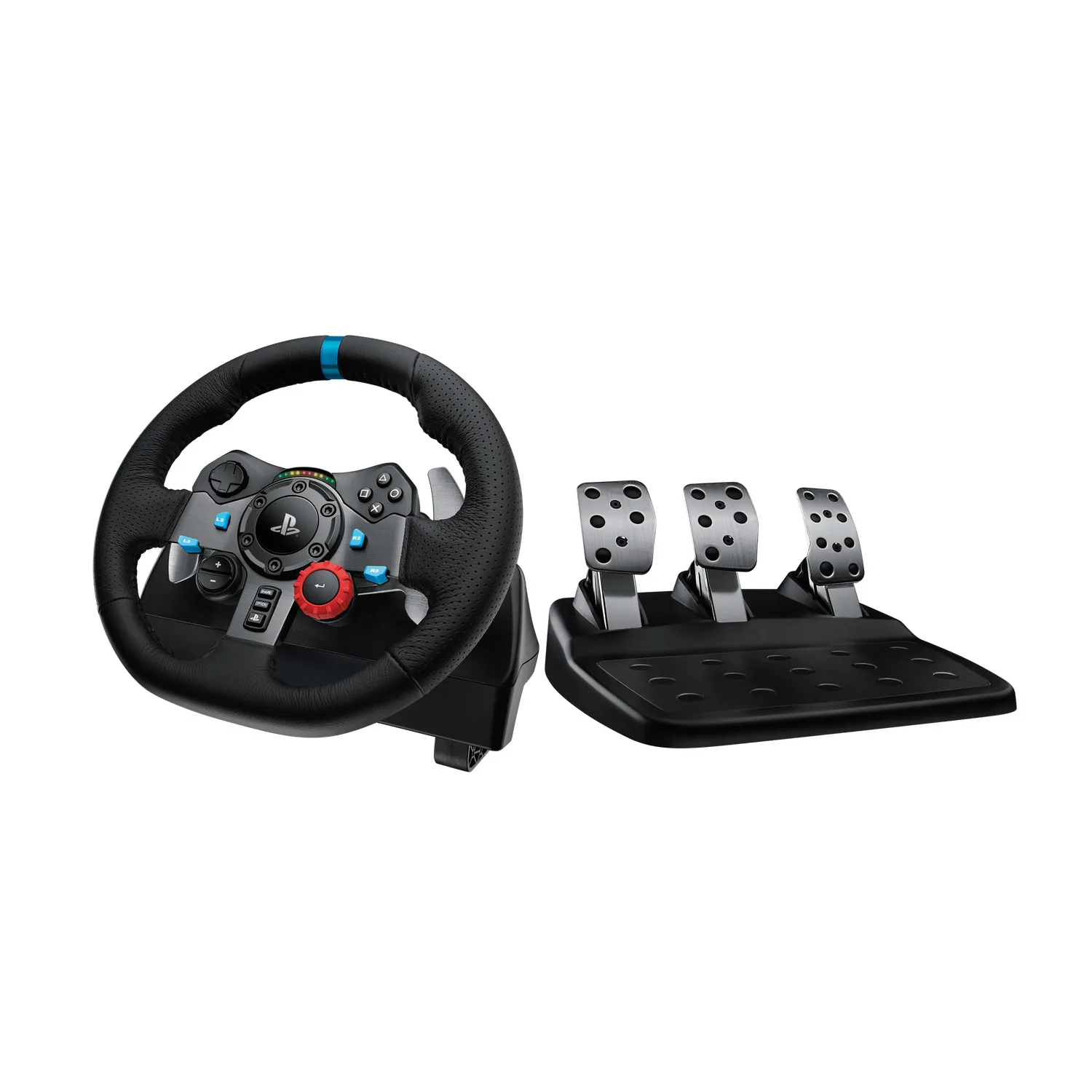 Volante Logitech G29 Driving Force con Pedales y Palanca Driving Force Shifter para PS5 PS4 y PC 991-000529