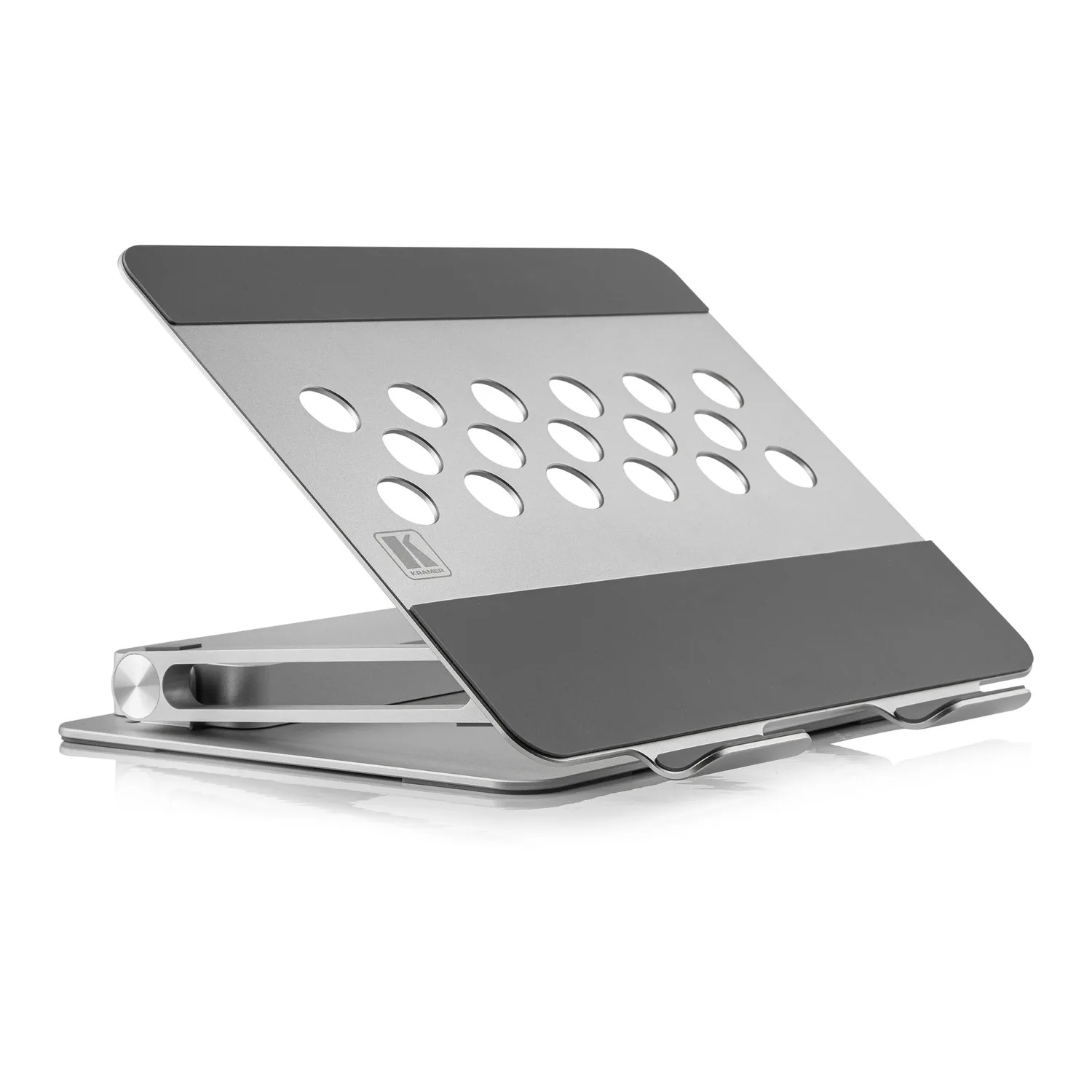Docking Station USB-C Kramer KDock-6 con Soporte Ergonómico para Notebook HDMI DisplayPort 4K60 Ethernet PD 100W KDOCK-6