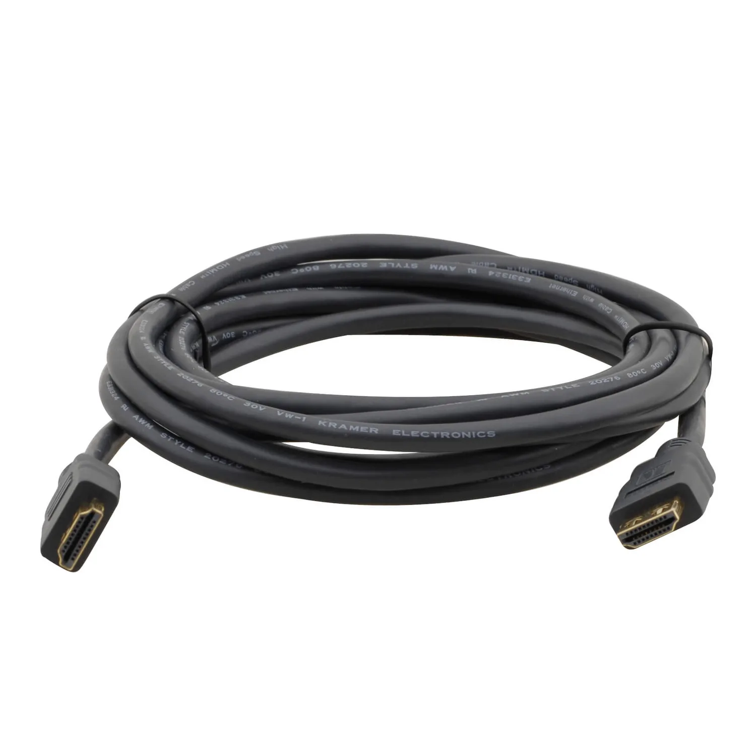 Cable HDMI Flexible Kramer C-MHM/MHM-10 Alta Velocidad con Ethernet 4K60 4:4:4 Conectores K-Lock 3 m C-MHM-MHM-10