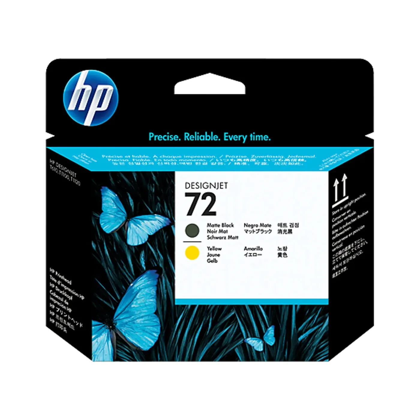 Hp 72 Printhead Black Mate/yellow 130 Ml