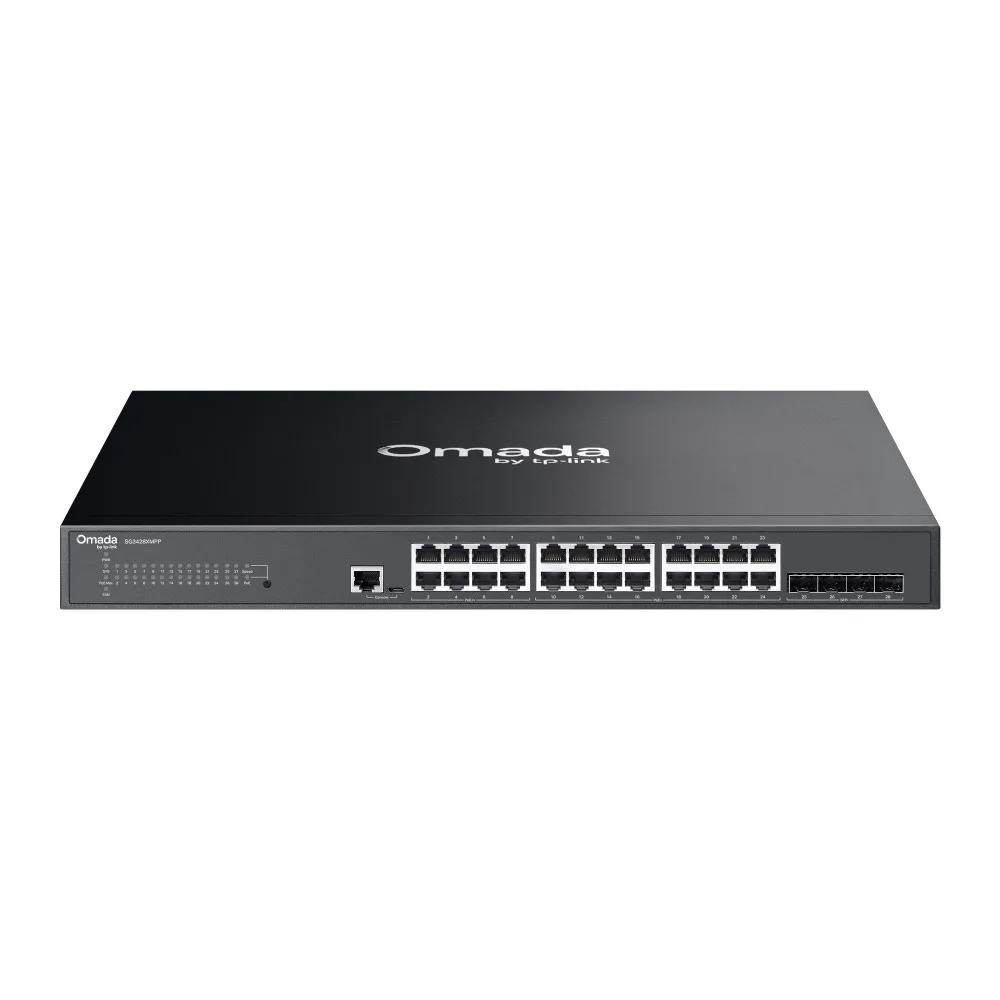 Switch TP-Link Omada SG3428XMPP 24 Puertos Gigabit PoE++ 4 SFP+ 10G L2+