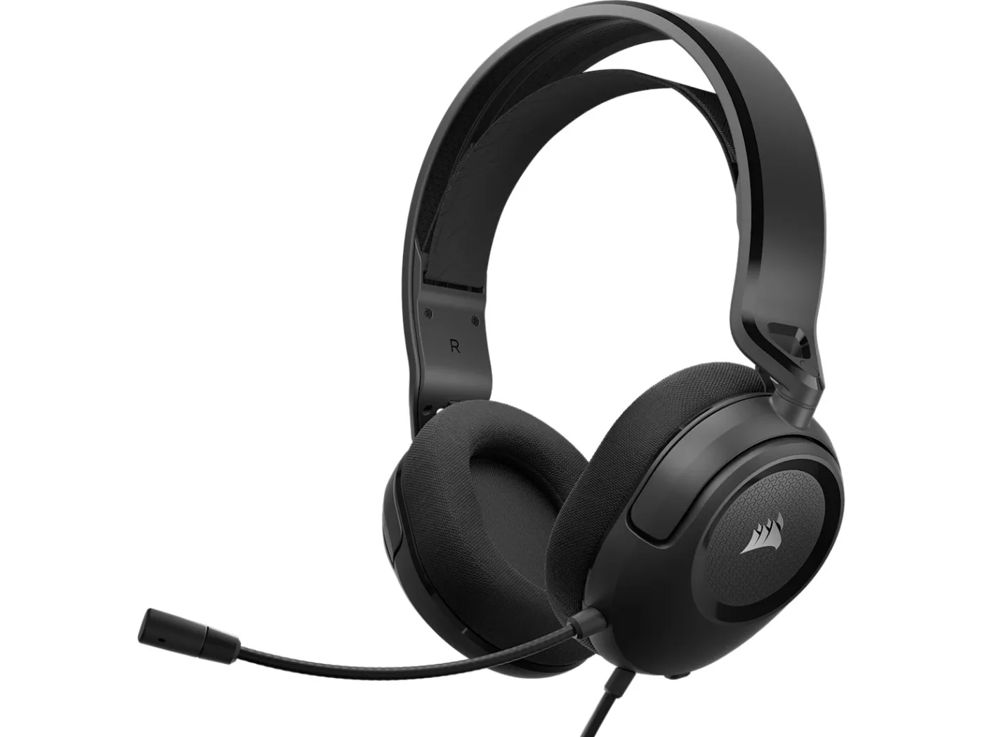 Auriculares Corsair HS35 v2 Carbon Estéreo con Cable 3.5 mm Drivers 50 mm Micrófono Flexible Multiplataforma CA-9011377-NA