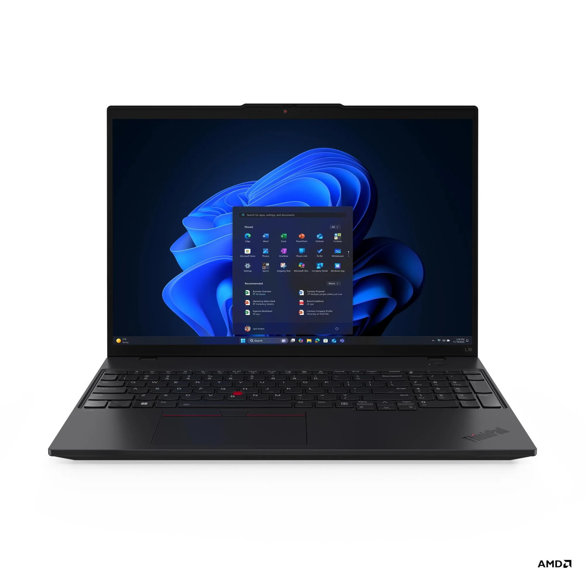Notebook Lenovo ThinkPad L16 Gen 2 16 pulgadas AMD Ryzen 5 PRO 215 16GB DDR5 512GB SSD Windows 11 Pro 21SD0007AR