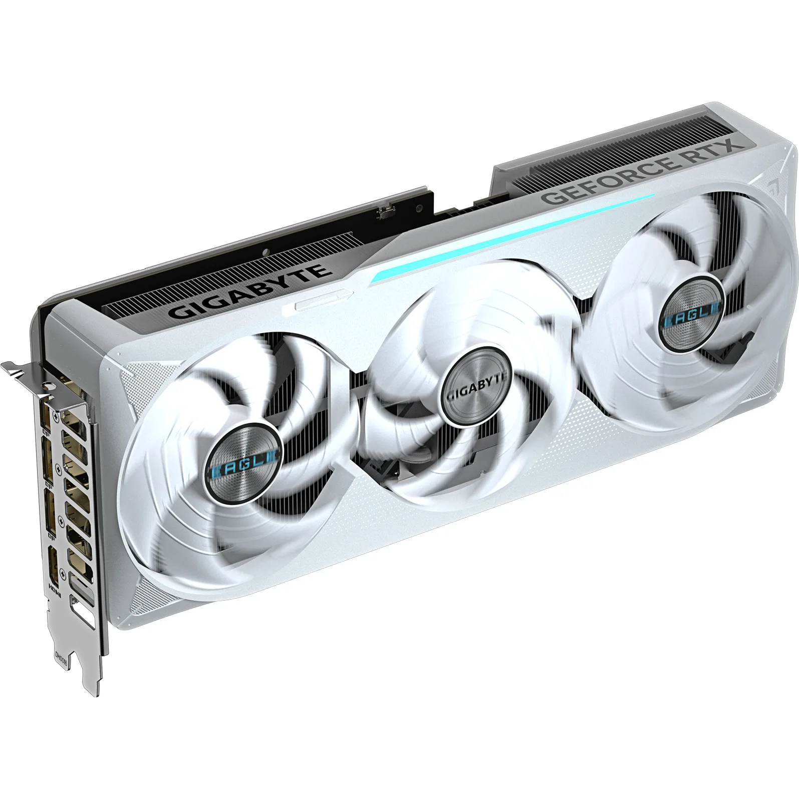 Placa de Video GIGABYTE GeForce RTX 5070 Ti EAGLE OC ICE SFF 16G GV-N507TEAGLEOC ICE-16GD