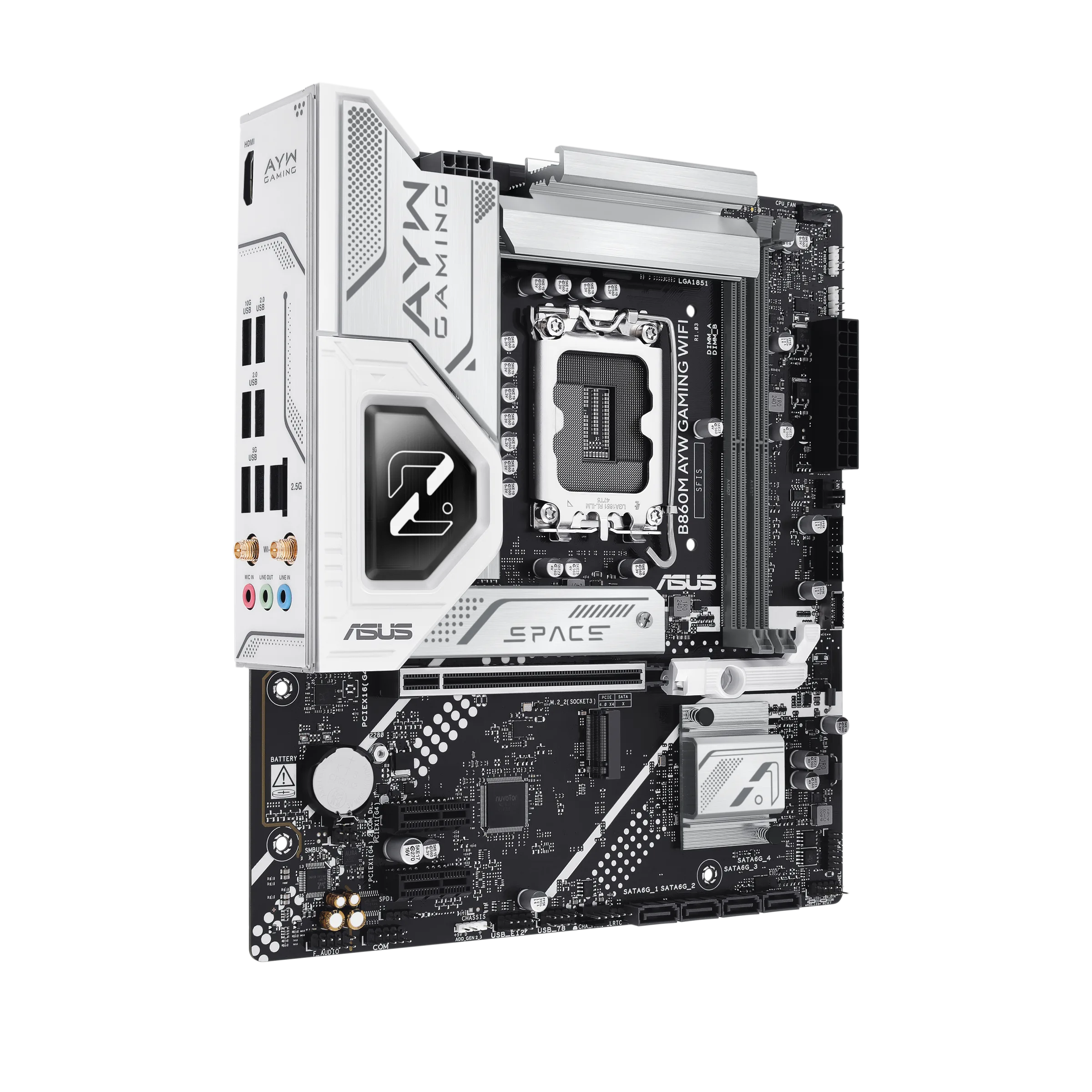 Motherboard ASUS B860M-AYW Gaming WiFi LGA1851 DDR5