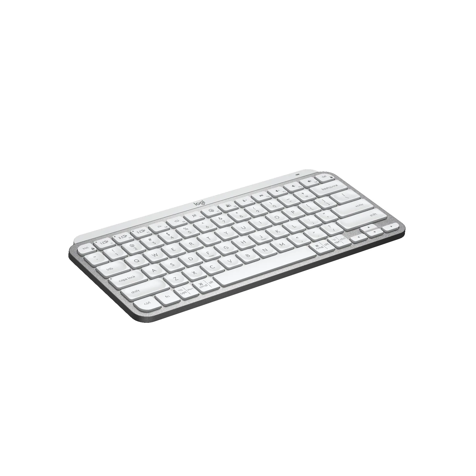 Teclado Logitech MX Keys Mini Inalámbrico Bluetooth Retroiluminado Gris Pálido 920-010477