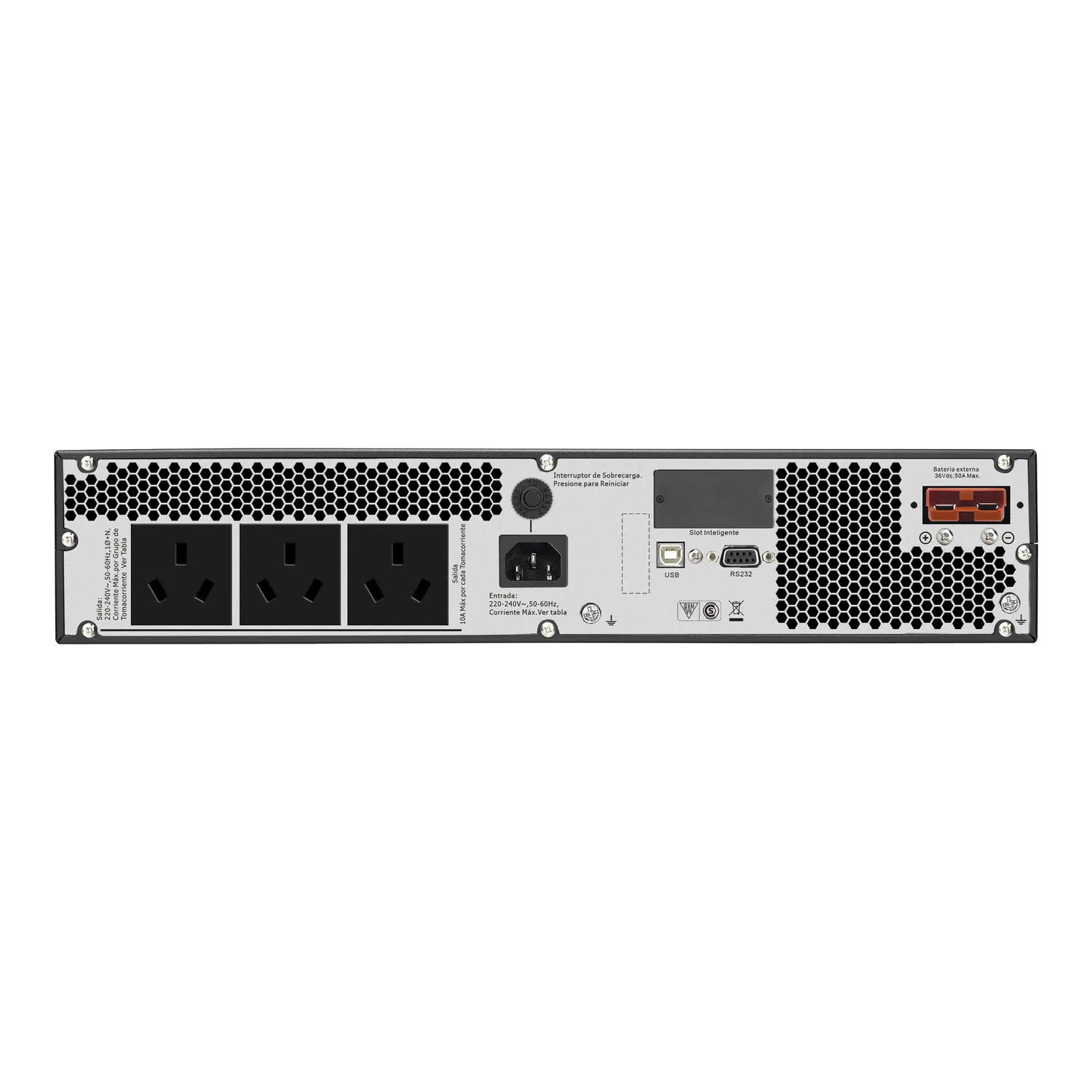 UPS APC Easy UPS On-Line SRV RM 1000VA 800W Online Rackeable Autonomía Extendida SRV1KRILRK-AR