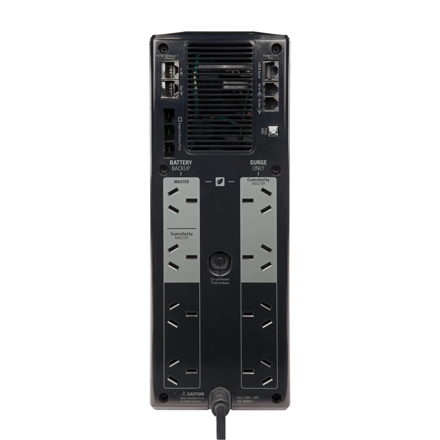 UPS APC Back-UPS Pro 1500VA 865W Interactiva AVR con Display y USB BR1500G-AR