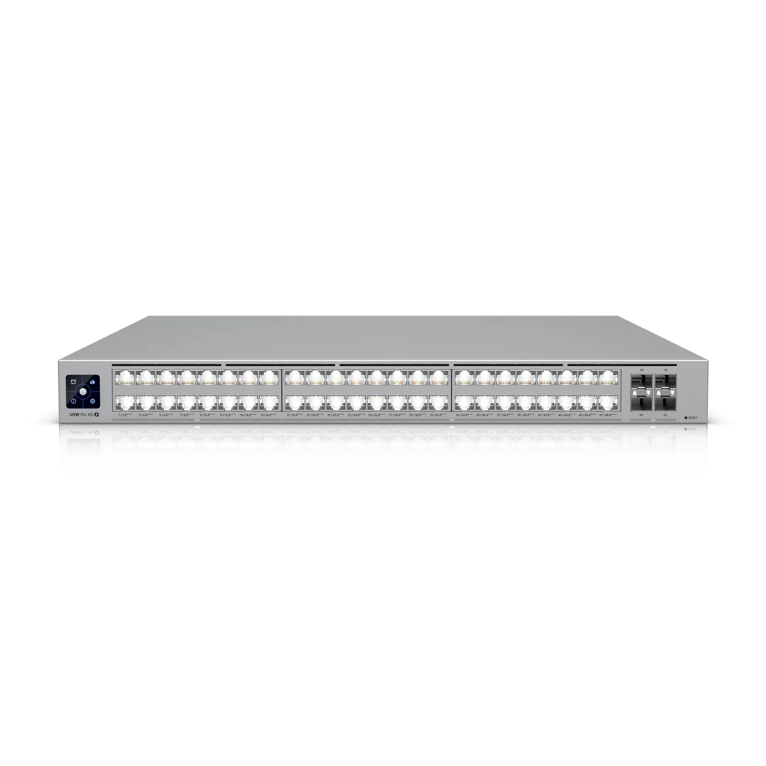 Switch Ubiquiti UniFi Pro XG 48 PoE Capa 3 con 32 Puertos 10 GbE y 4 SFP28 de 25G
