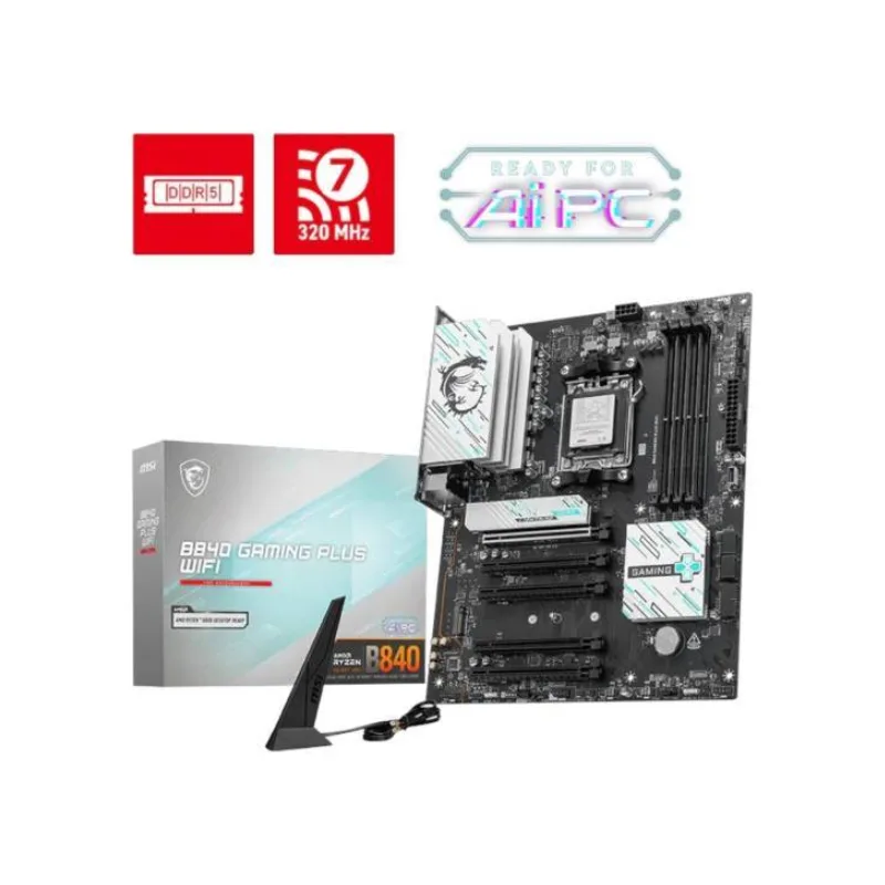 Motherboard MSI B840 Gaming Plus WiFi DDR5 AM5 B840 GAMING PLUS WIFI