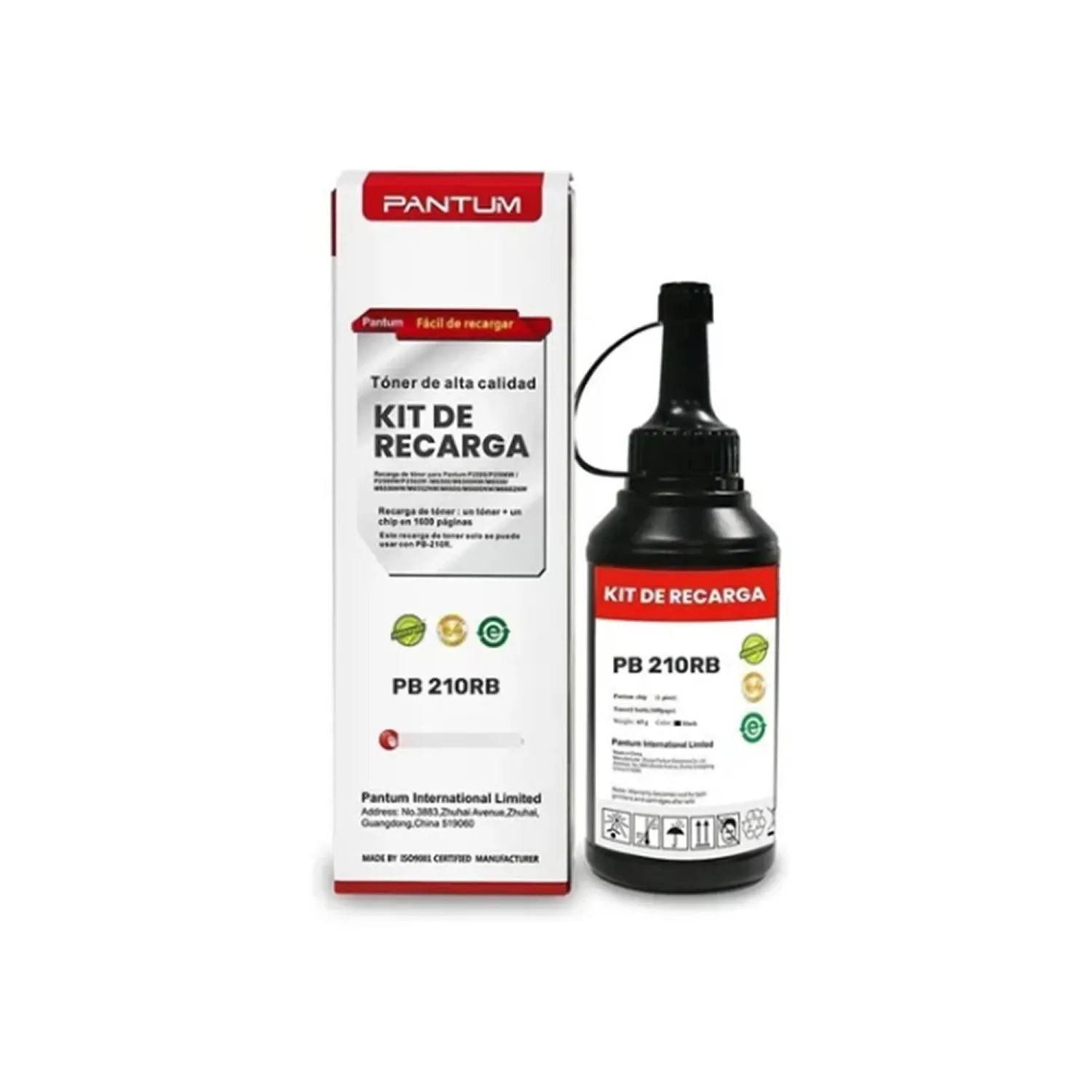Tóner Pantum Kit Recarga Pb-210rb Negro