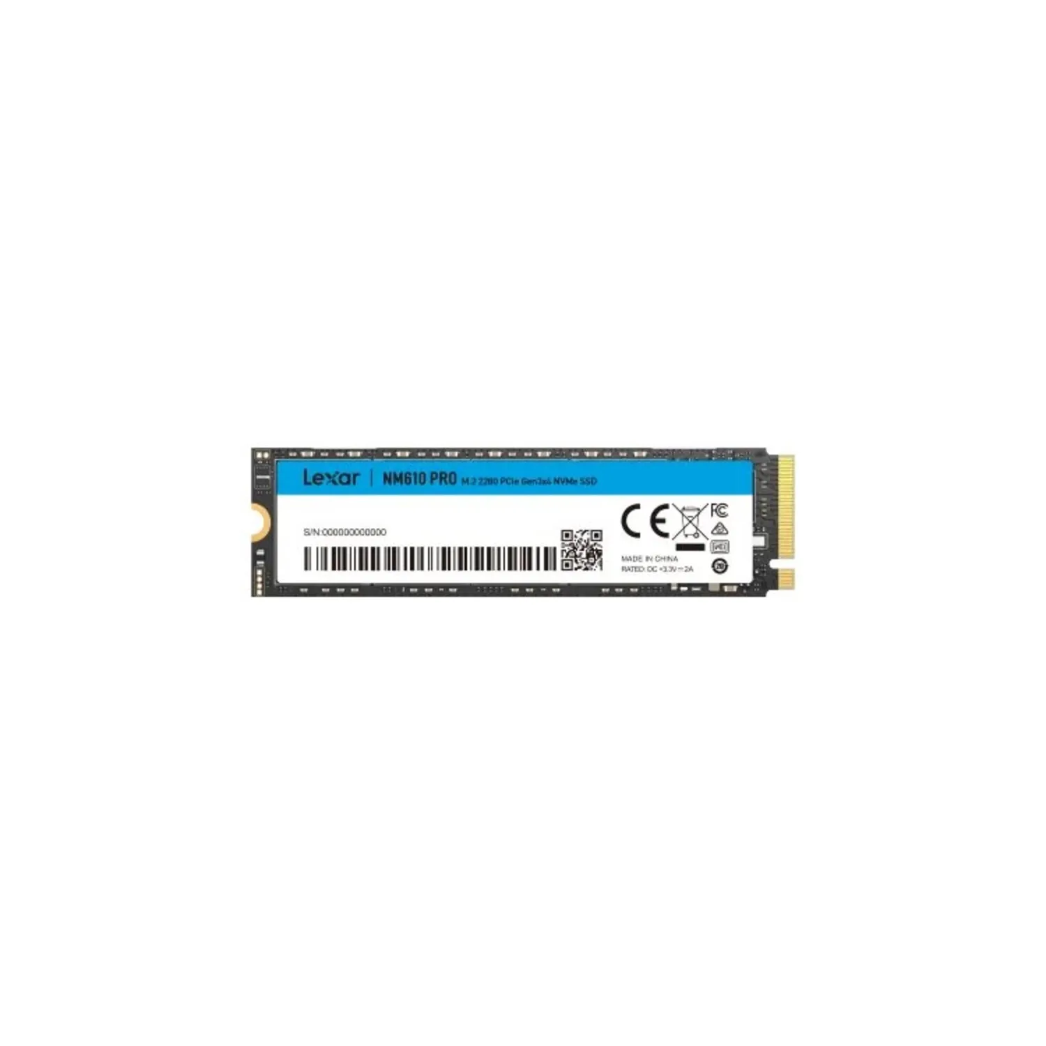 Disco Interno Ssd Lexar 500GB NM610 Pro M.2 Nvme