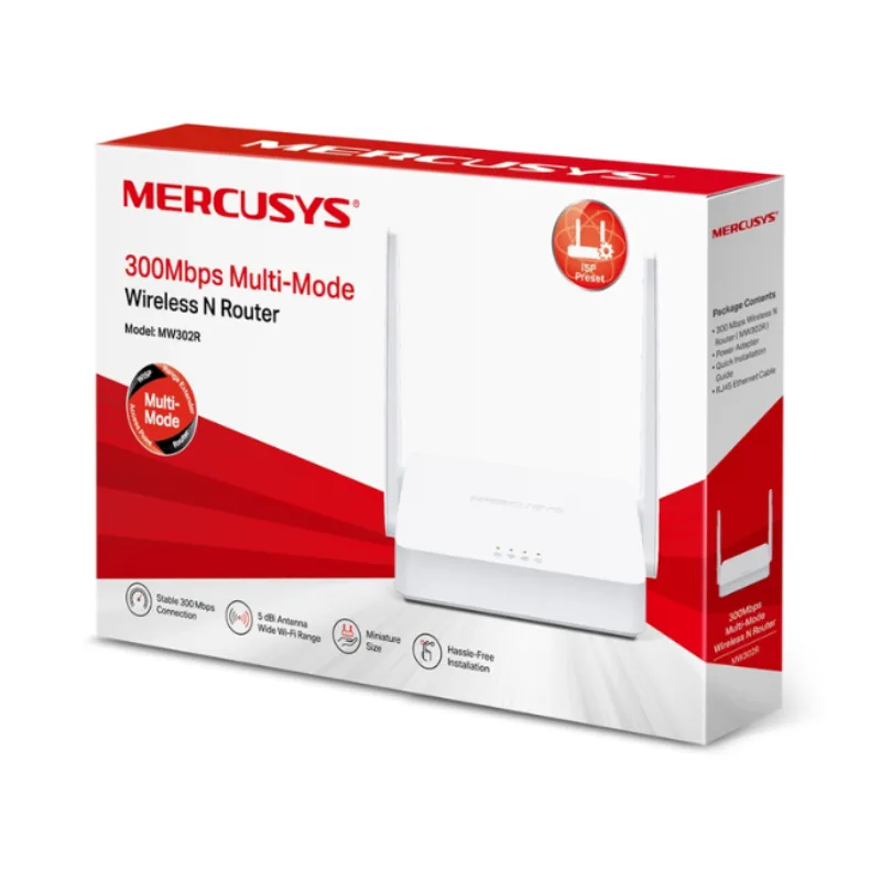Router TP-Link Mercusys 300Mbps N 2Ant 