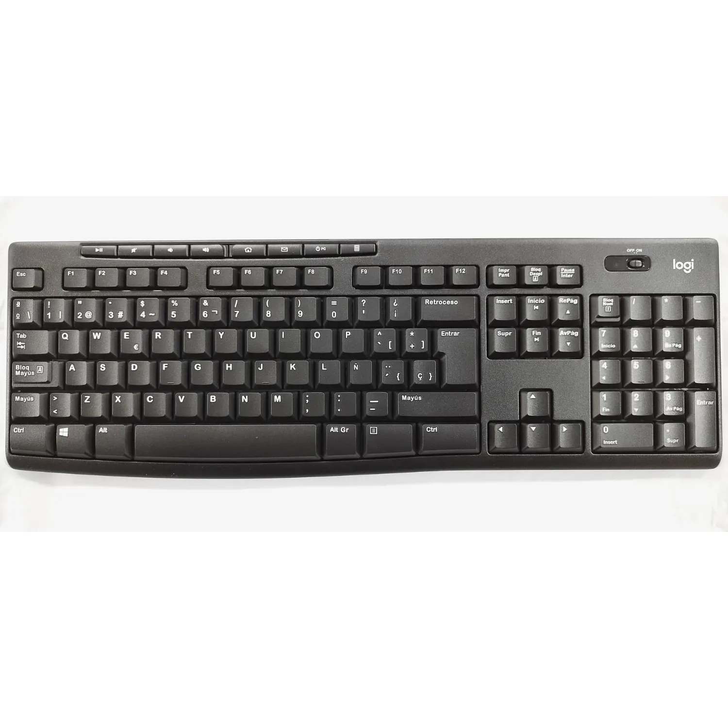 Teclado Logitech Inalámbrico K270 