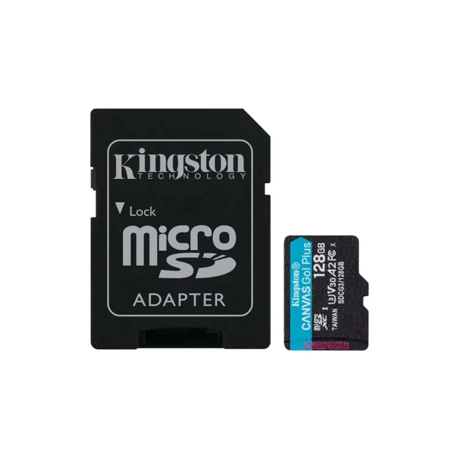 Tarjeta De Memoria Kingston Canvas Go Plus Gen4 Microsdxc 128gb Uhs-i U3 V30 200mb/s