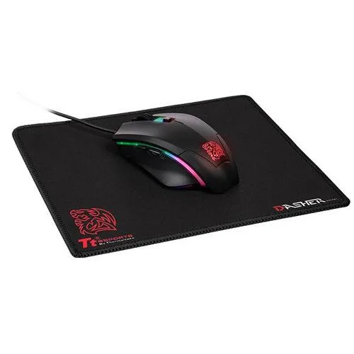 Mouse Thermaltake Talon Elit RGB + Mouse Pad Dasher Mini Black