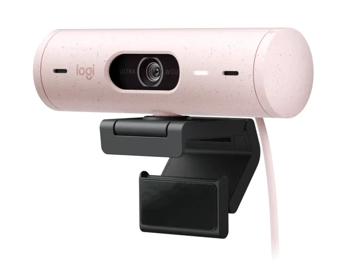 Cámara Web Logitech Brio 500 Rosa