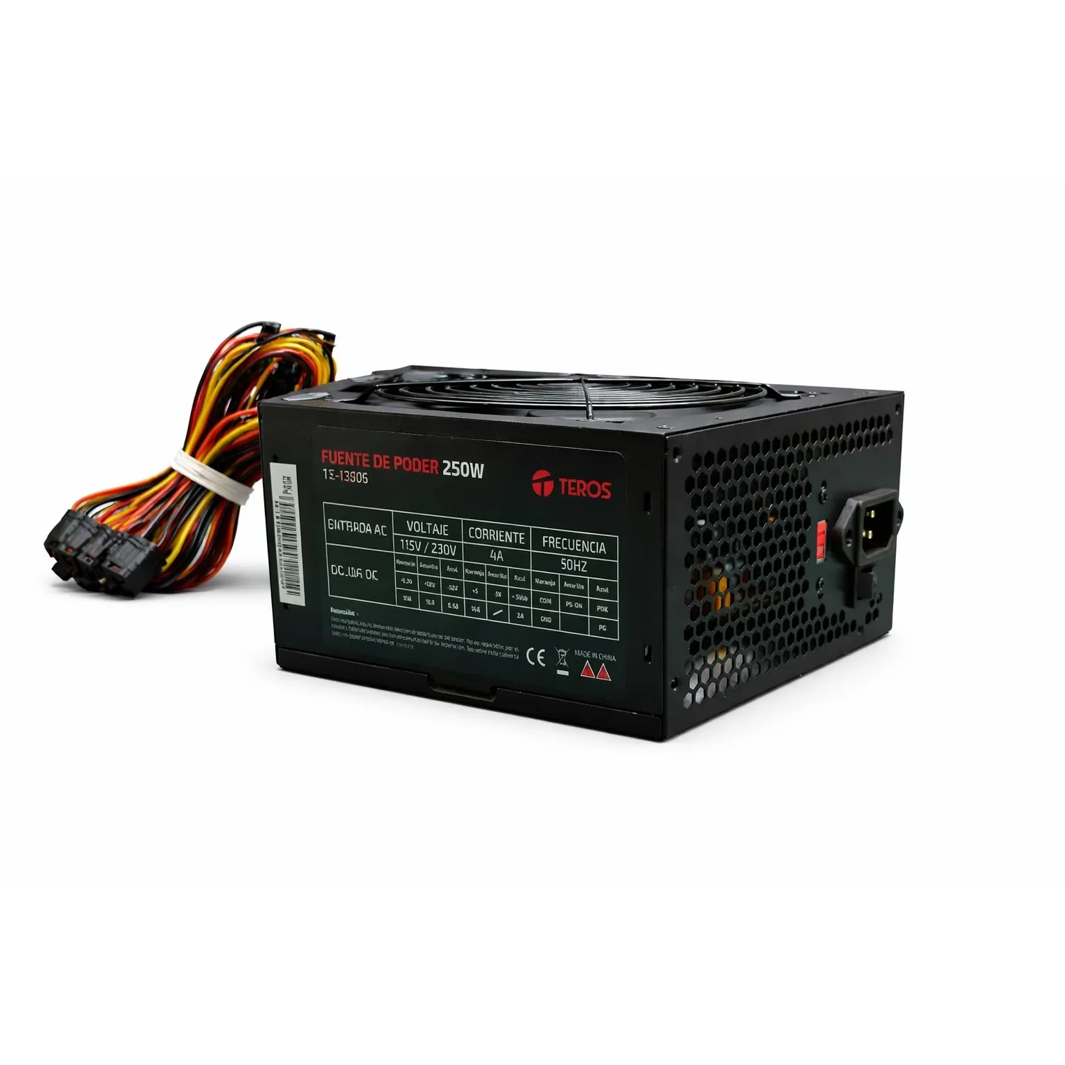 Fuente Teros Te-1330s 250w Standard Atx 3.1