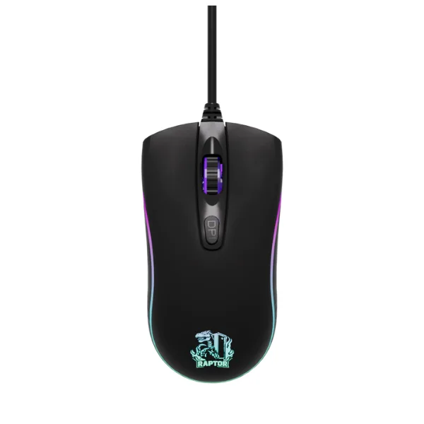 Mouse Raptor Storm Grip 4 Botones 3600dpi 7 Colores (2160)