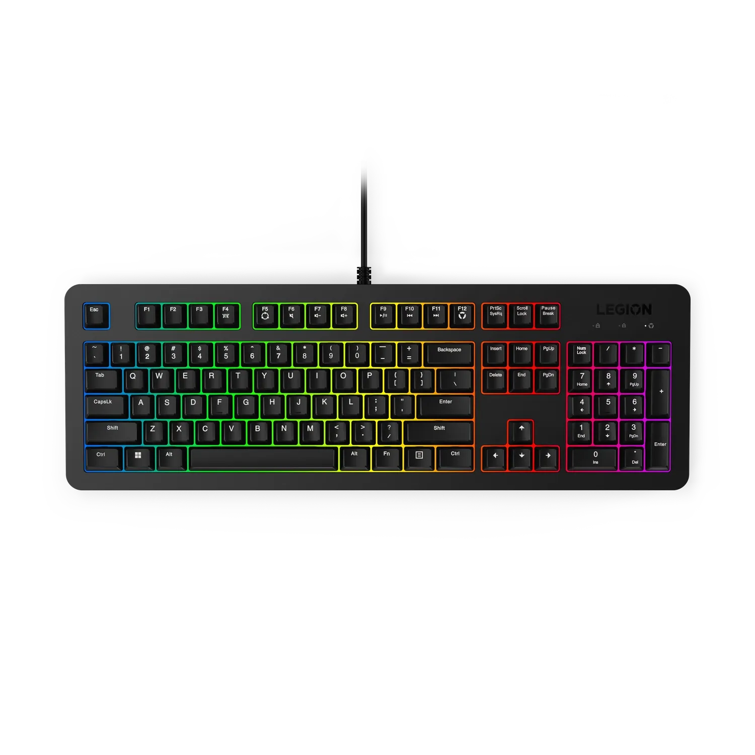 Teclado Lenovo Gamer Legion Km310 Membrana Rgb