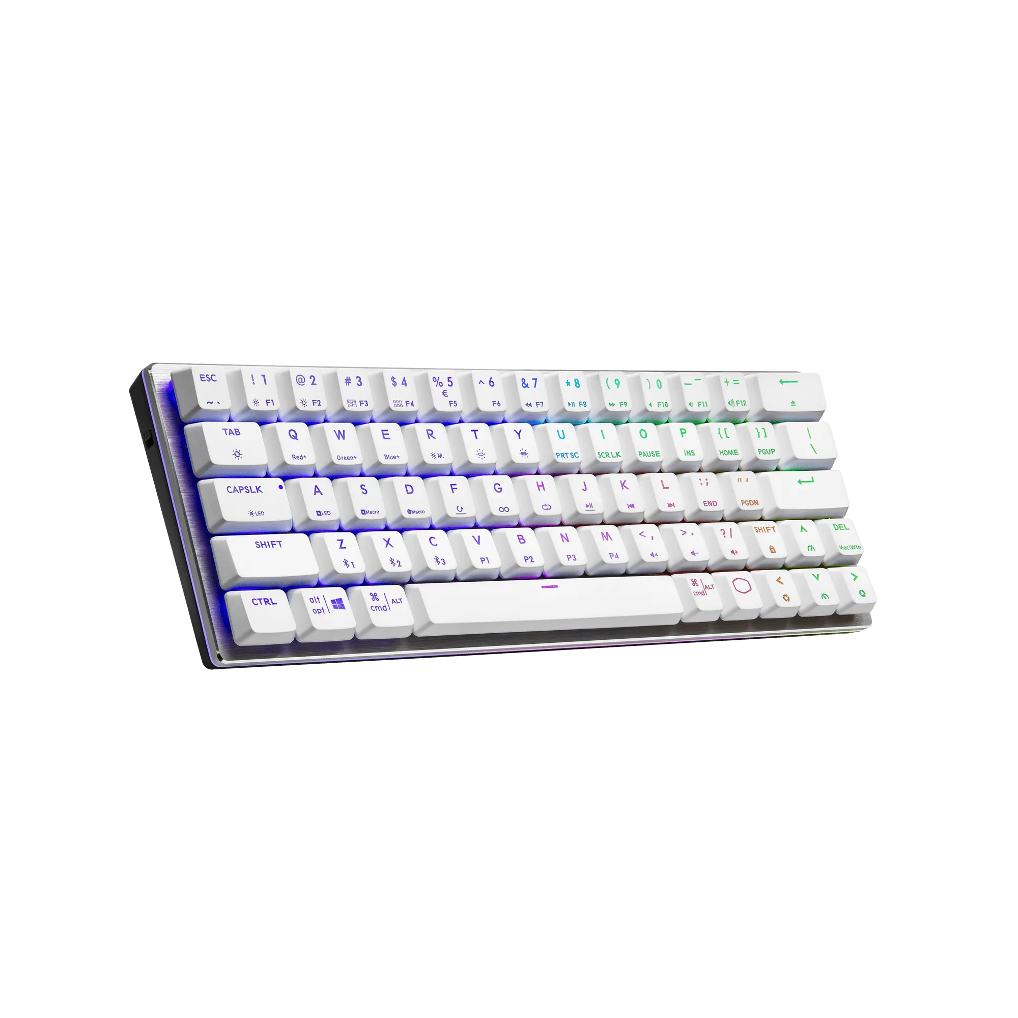 TECLADO MEC COOLERMASTER SK-622 W RED