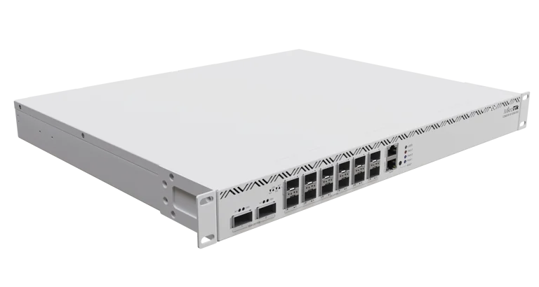 ROUTER MIKROTIK CCR2216-1G-12XS-2XQ 12 SFP28 DE 25 GB CON DOBLE FUENTE