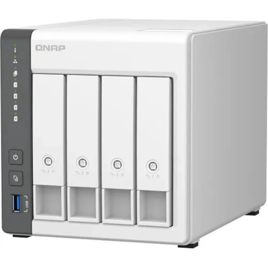 NAS QNAP TS-433 4GB 4 Bahías 2.5GbE TS-433-4G-US