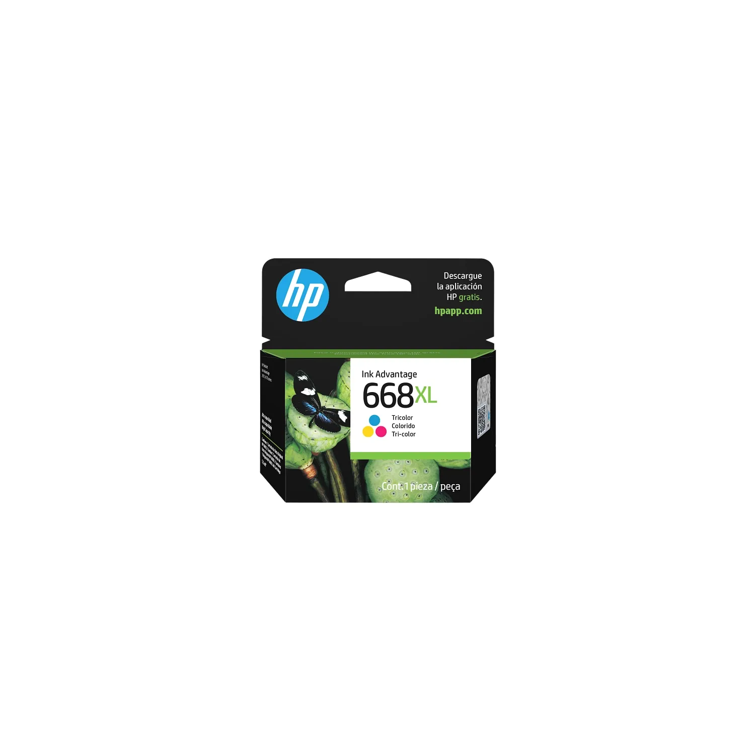 Hp cartucho De Tinta  668xl  Color
