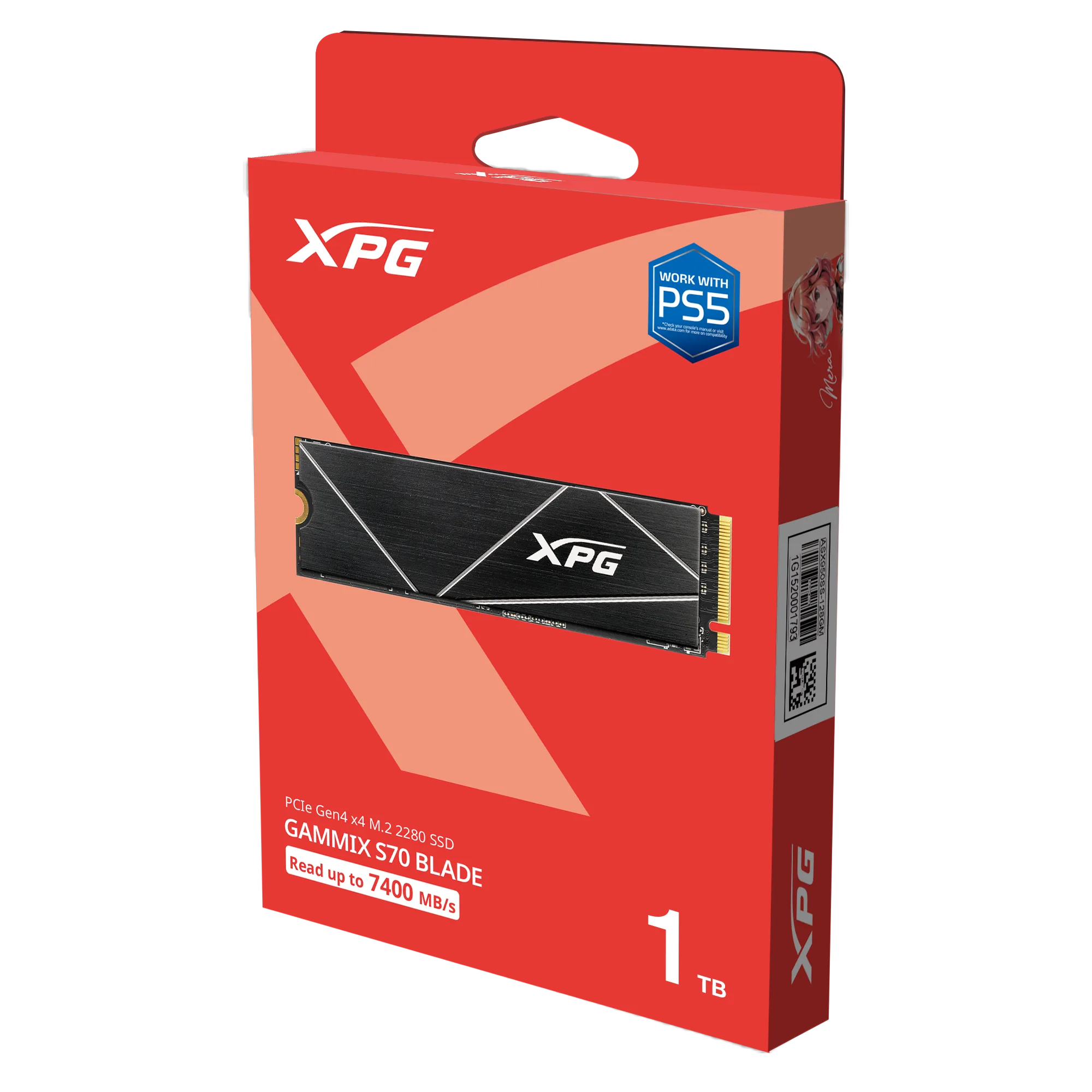 Ssd M.2 Nvme 1tb G4 Xpg Gammix S70 Blade