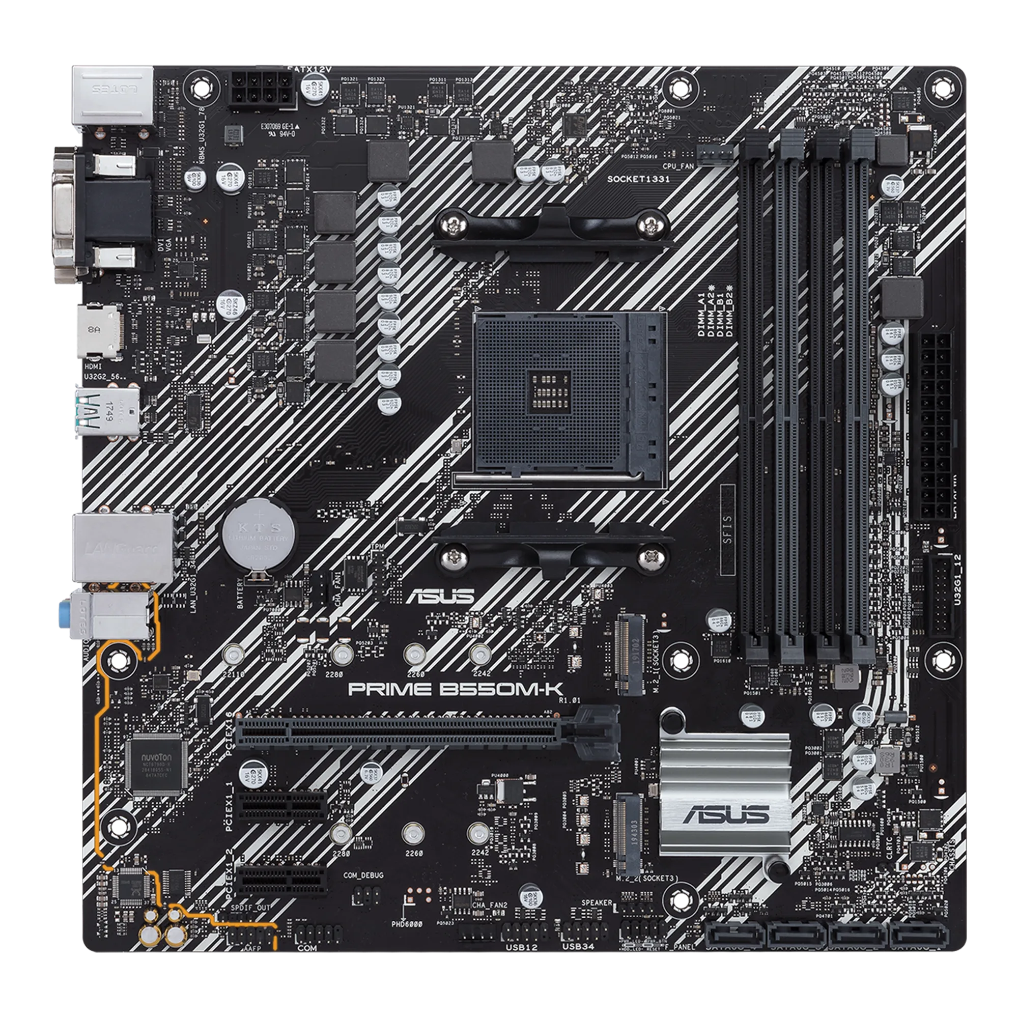 Motherboard Asus Prime B550m-k Am4 Ddr4