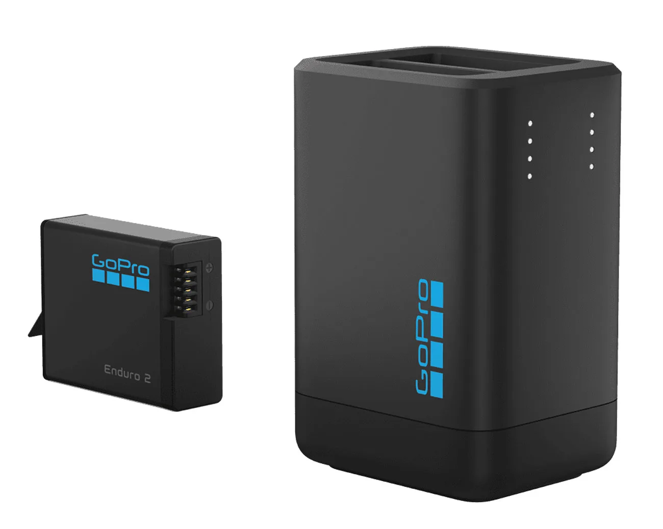 GoPro Dual Battery Charger para Baterías Enduro 2 con Batería Incluida AGDBD-001
