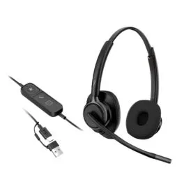 Auriculares Poly Mission 425 USB-C con Micrófono Boom y Adaptador USB-A - C01B6AA#AC3 — foto 6