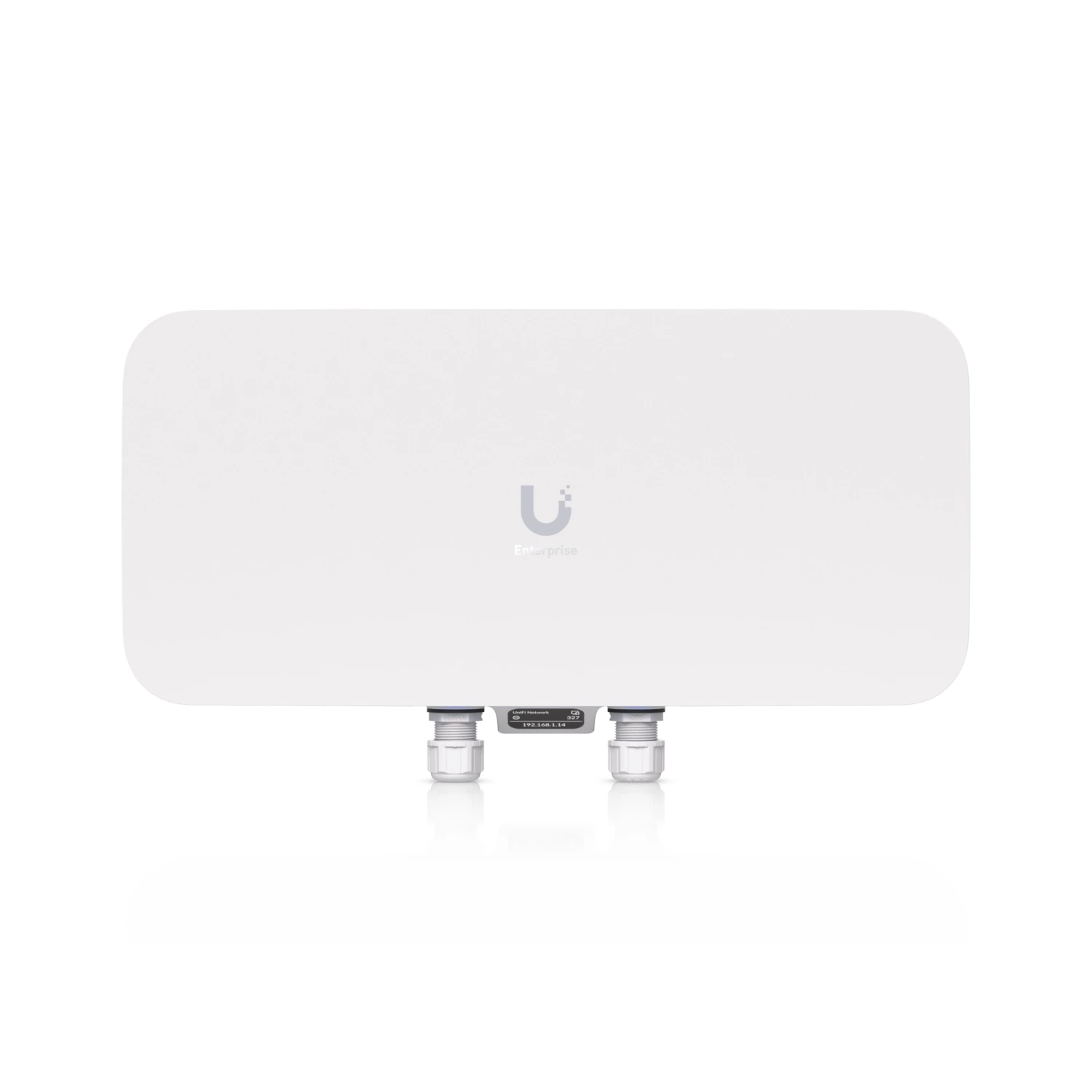 Enterprise-grade indoor access point designed for high-density environments with 12-stream 5 GHz and 6 GHz WiFi 7 performance, a 10 GbE uplink, and a redundant GbE port for high availability.