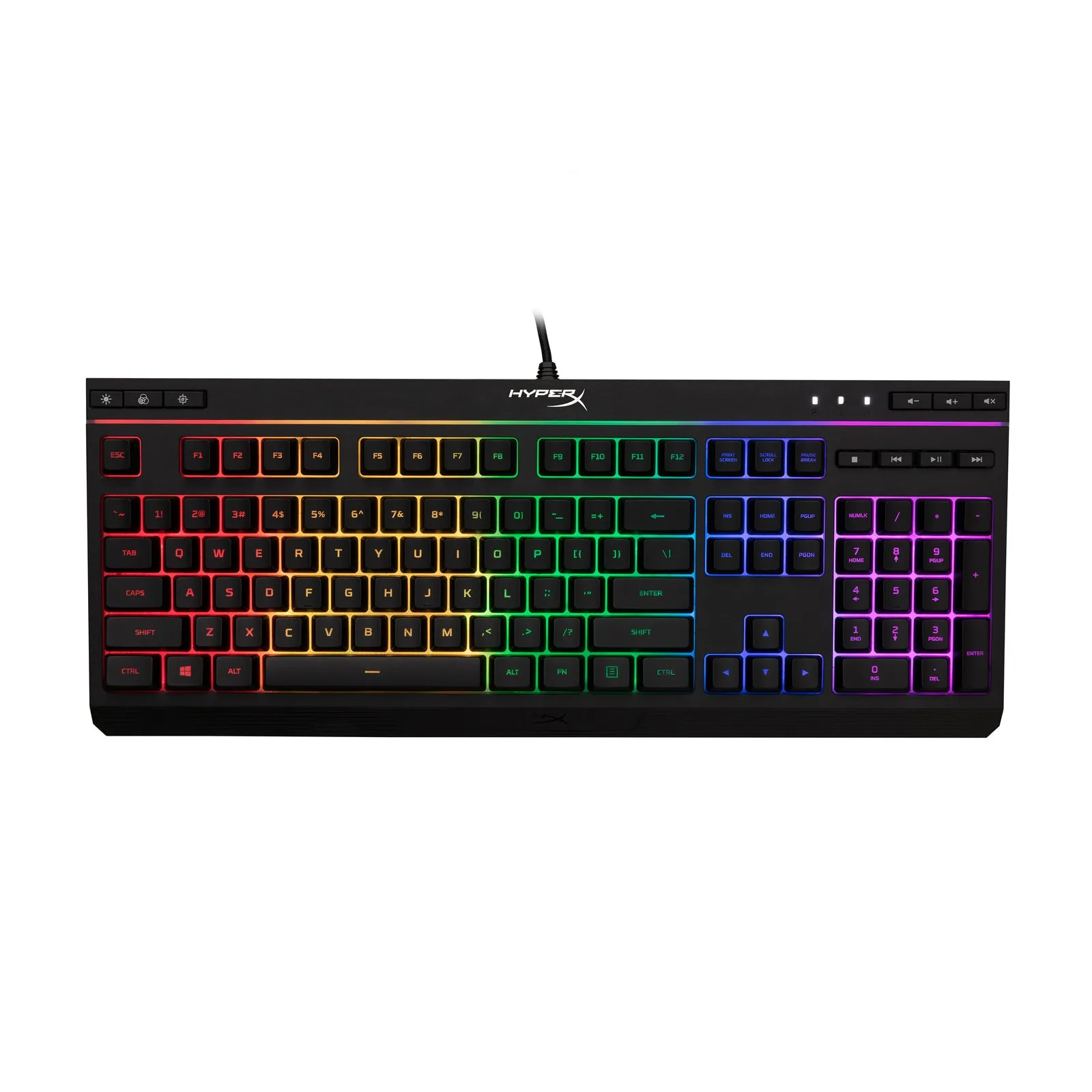 Teclado Gamer HyperX Alloy Core RGB Membrana Anti-Ghosting 4P4F5AI