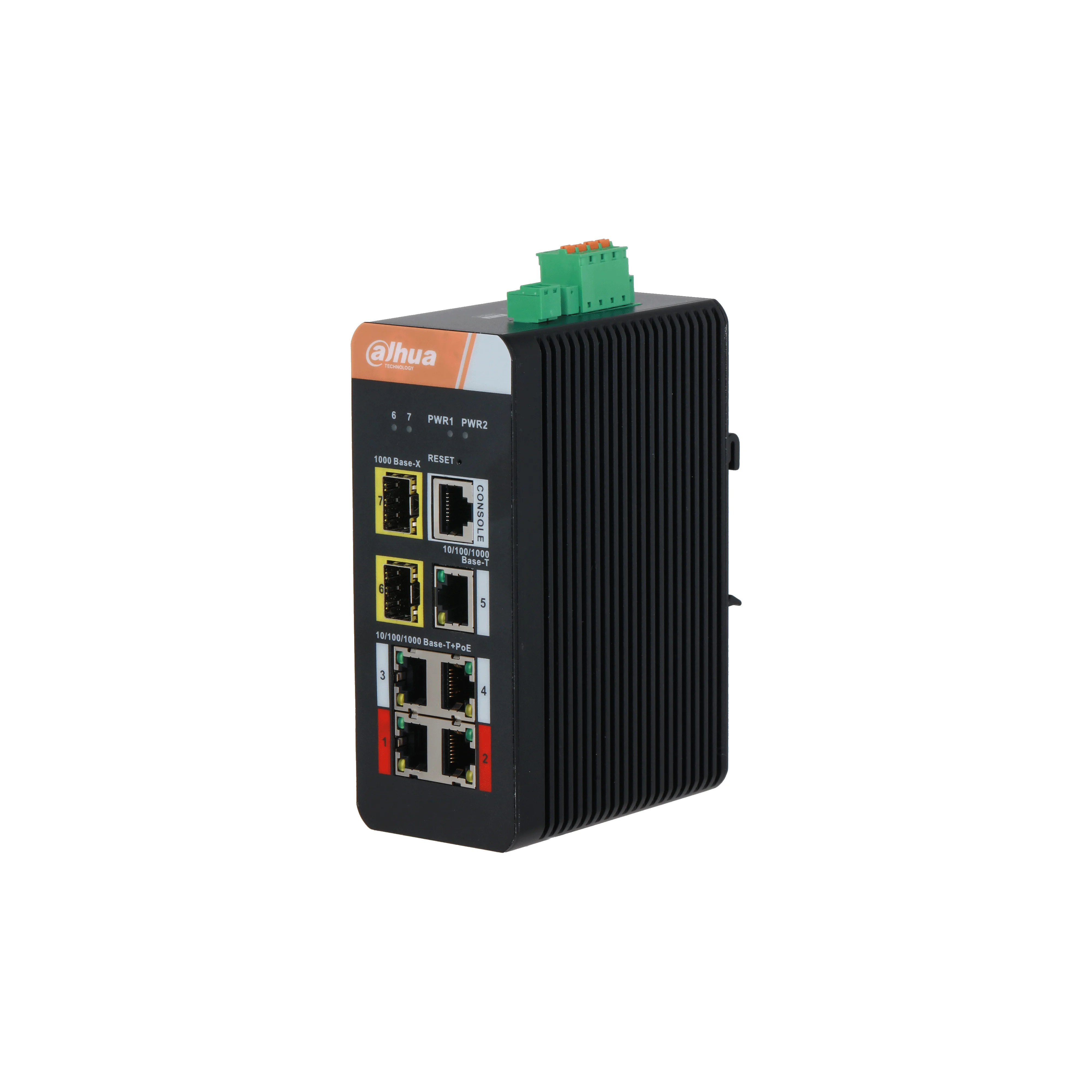 7-port Gigabit Industrial Switch with 4-port PoE (Managed) (NO INCLUYE FUENTE)