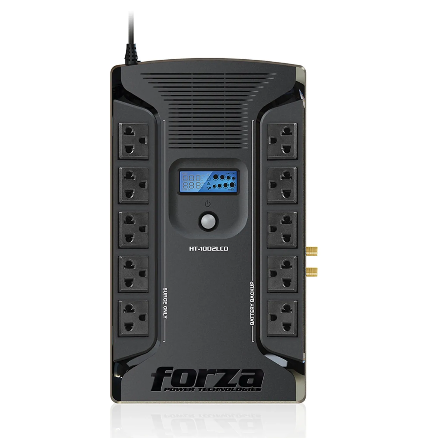 UPS Interactiva Forza HT-1002LCD-A 1000VA 600W LCD 10 Tomas IRAM 220V HT-1002LCD-A