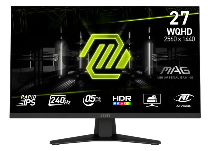 Monitor Gamer MSI MAG 275UPD E14 27 Pulgadas 4K UHD IPS Dual Mode 144Hz y 288Hz FHD 1ms HDMI 2.1 MAG275UPD E14
