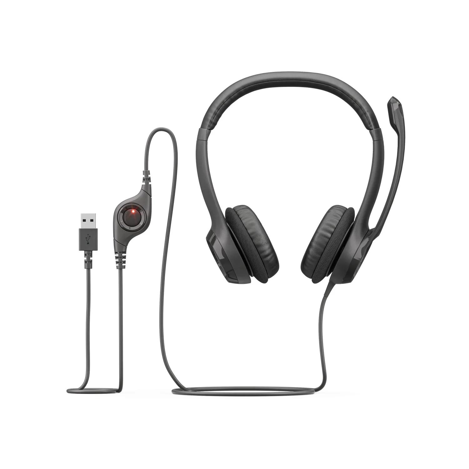 Auricular Logitech con Micrófono H390 USB Negro 981-000014