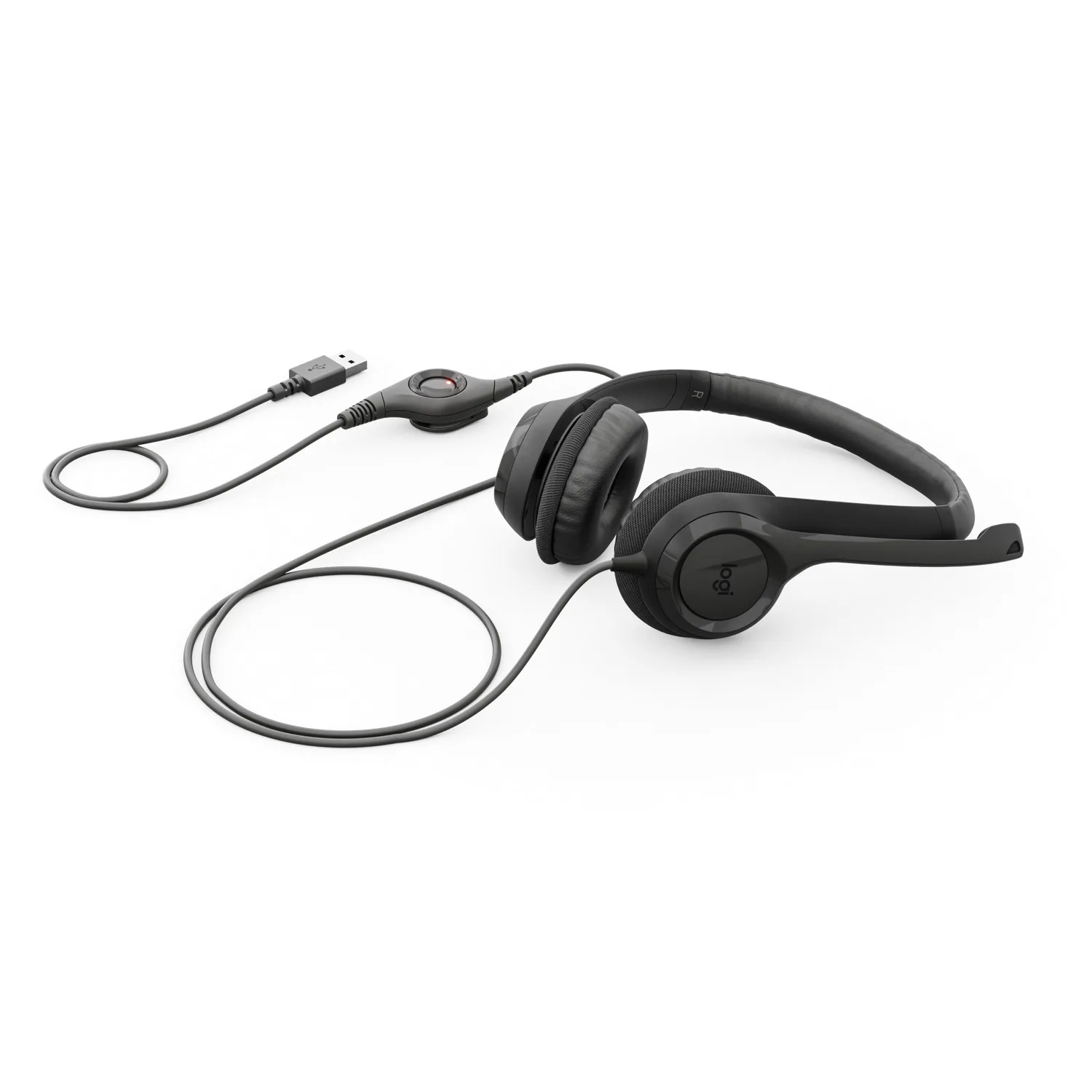 Auricular Logitech con Micrófono H390 USB Negro 981-000014