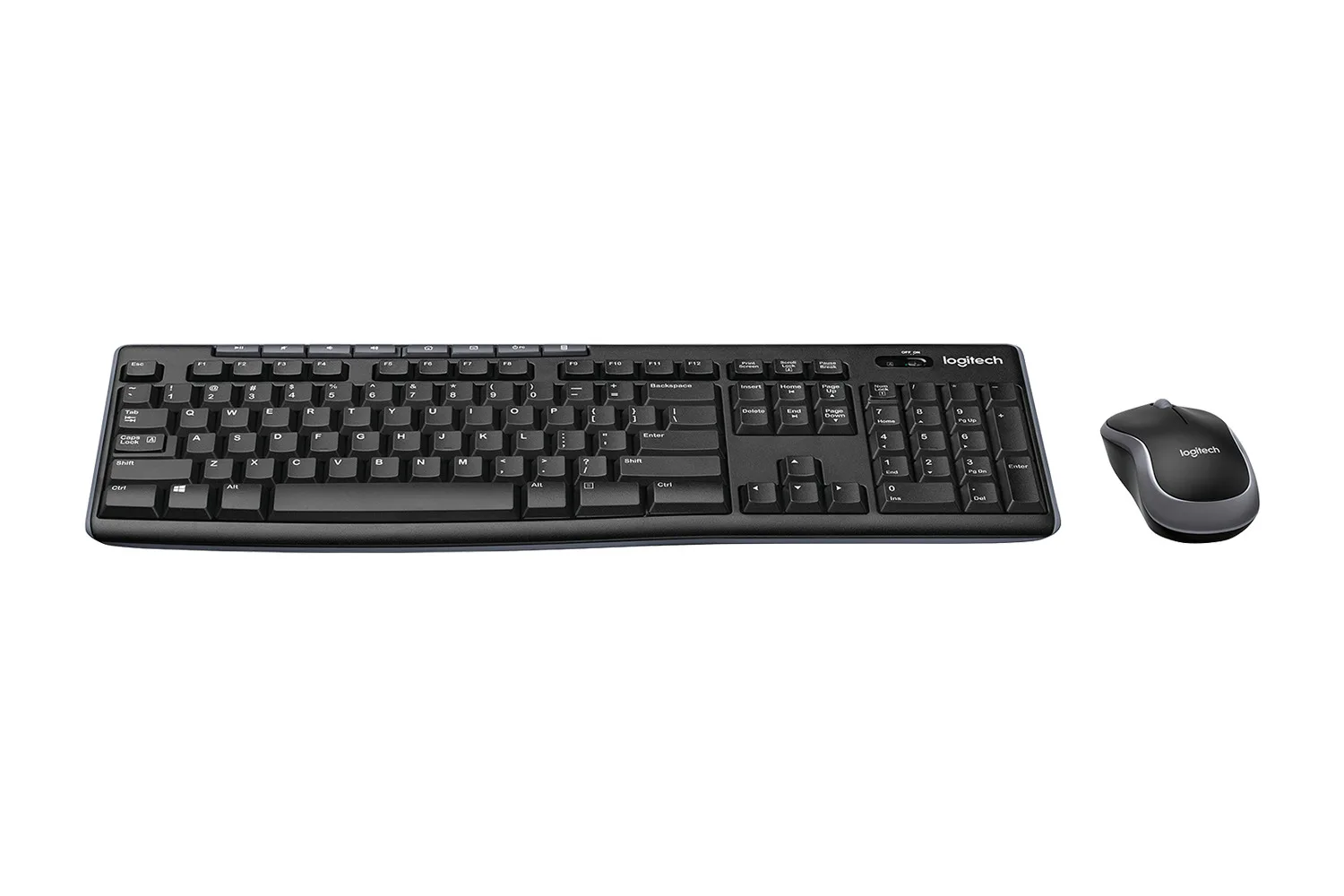 Combo Teclado y Mouse Inalámbrico Logitech MK270 Negro 920-004432