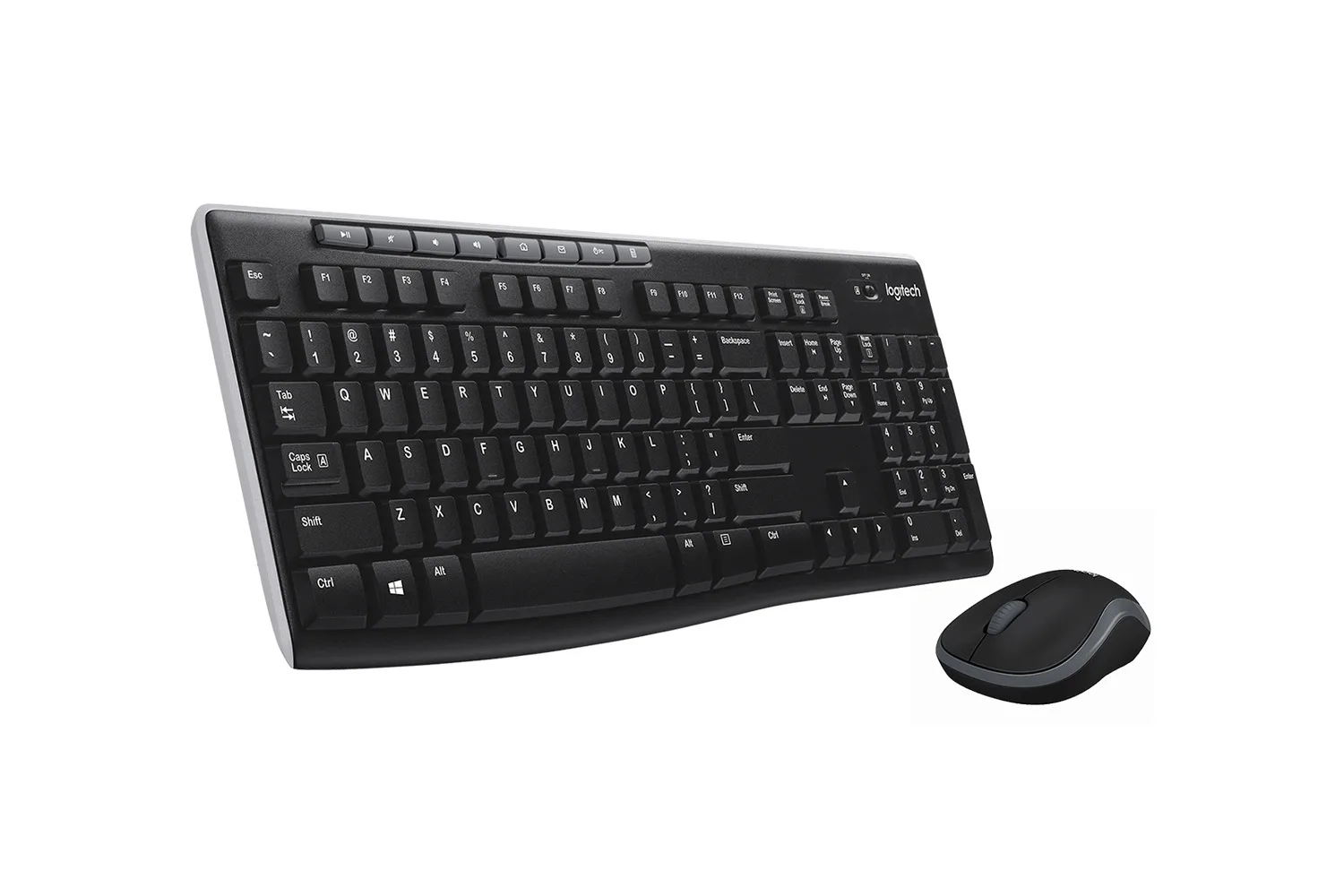 Combo Teclado y Mouse Inalámbrico Logitech MK270 Negro 920-004432