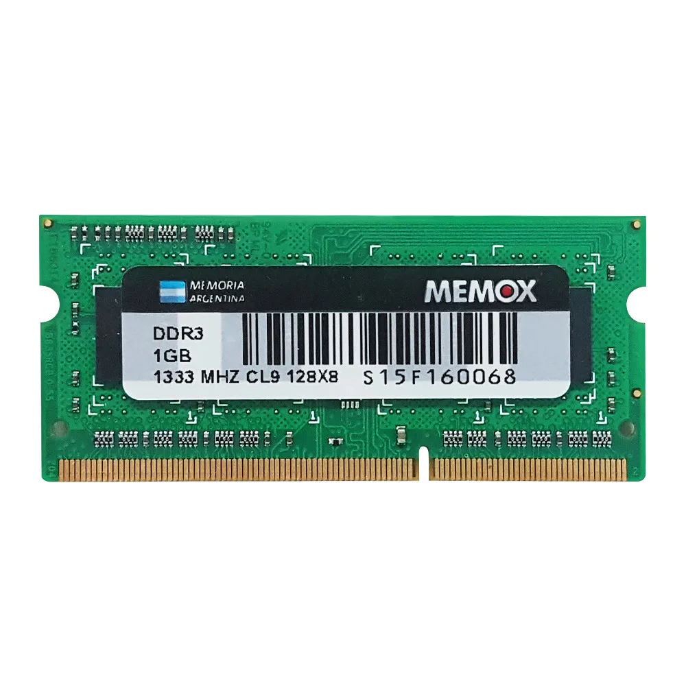 Memoria RAM SODIMM DDR3 1GB Memox 1333 MHz