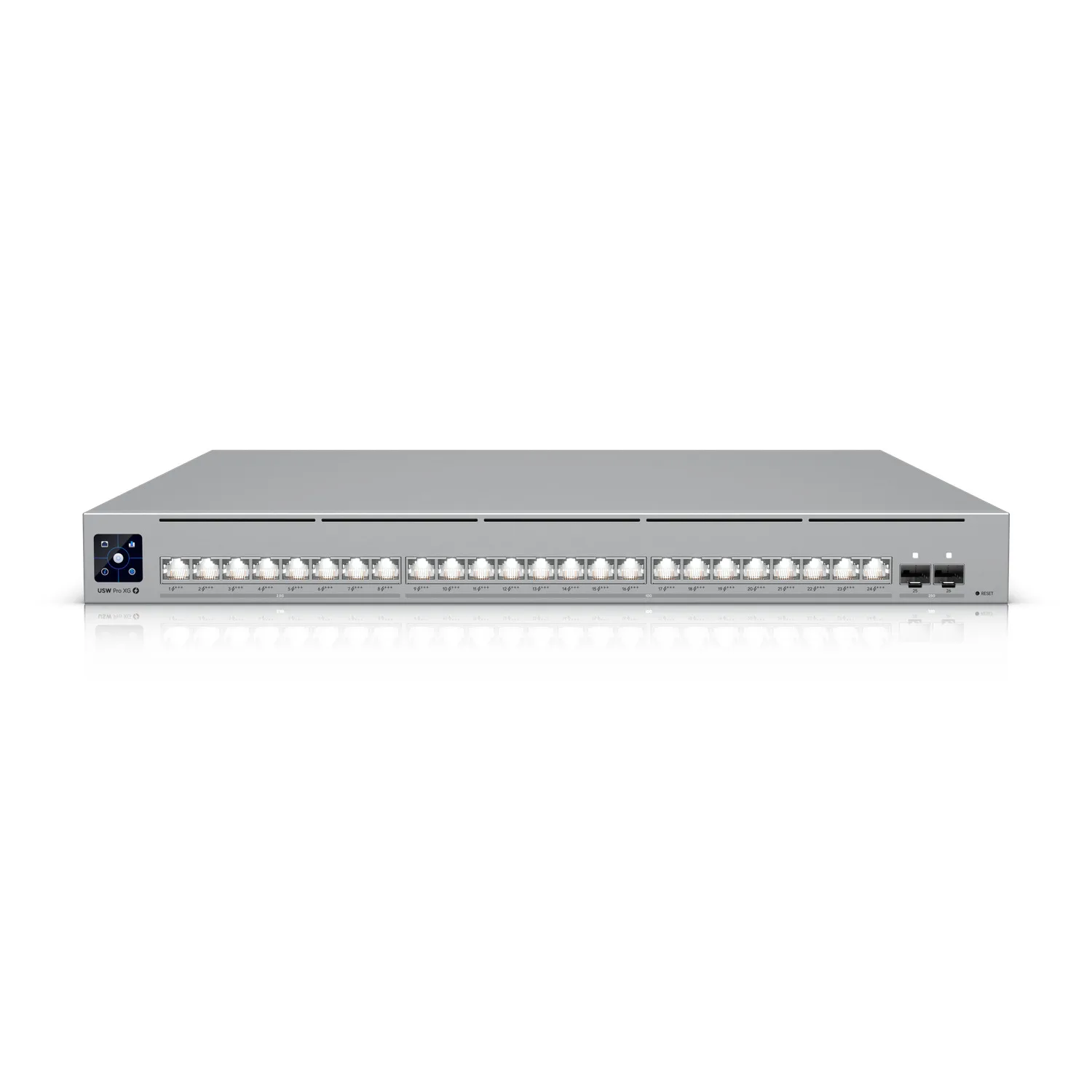 Switch Ubiquiti UniFi Pro XG 24 PoE Capa 3 - 16 puertos 10GbE, 8 de 2.5GbE PoE+++ y 2 SFP28 25G USW-Pro-XG-24-PoE
