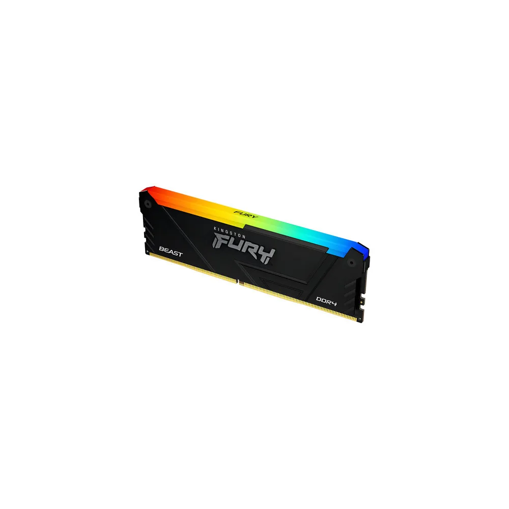 Memoria RAM DIMM DDR4 16GB Kingston FURY Beast RGB 3200 MHz CL16
