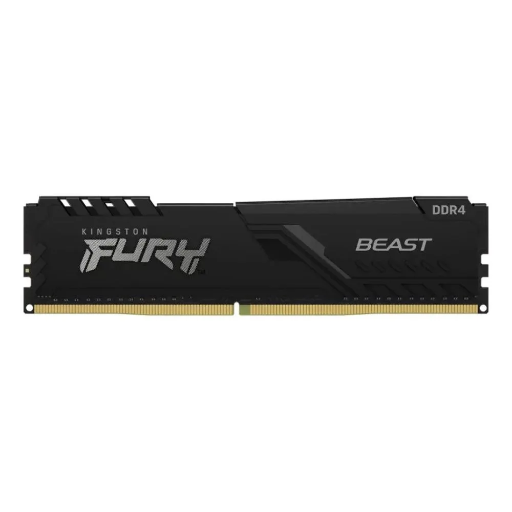 Memoria RAM DIMM DDR4 16GB Kingston FURY Beast 3600 MHz negra