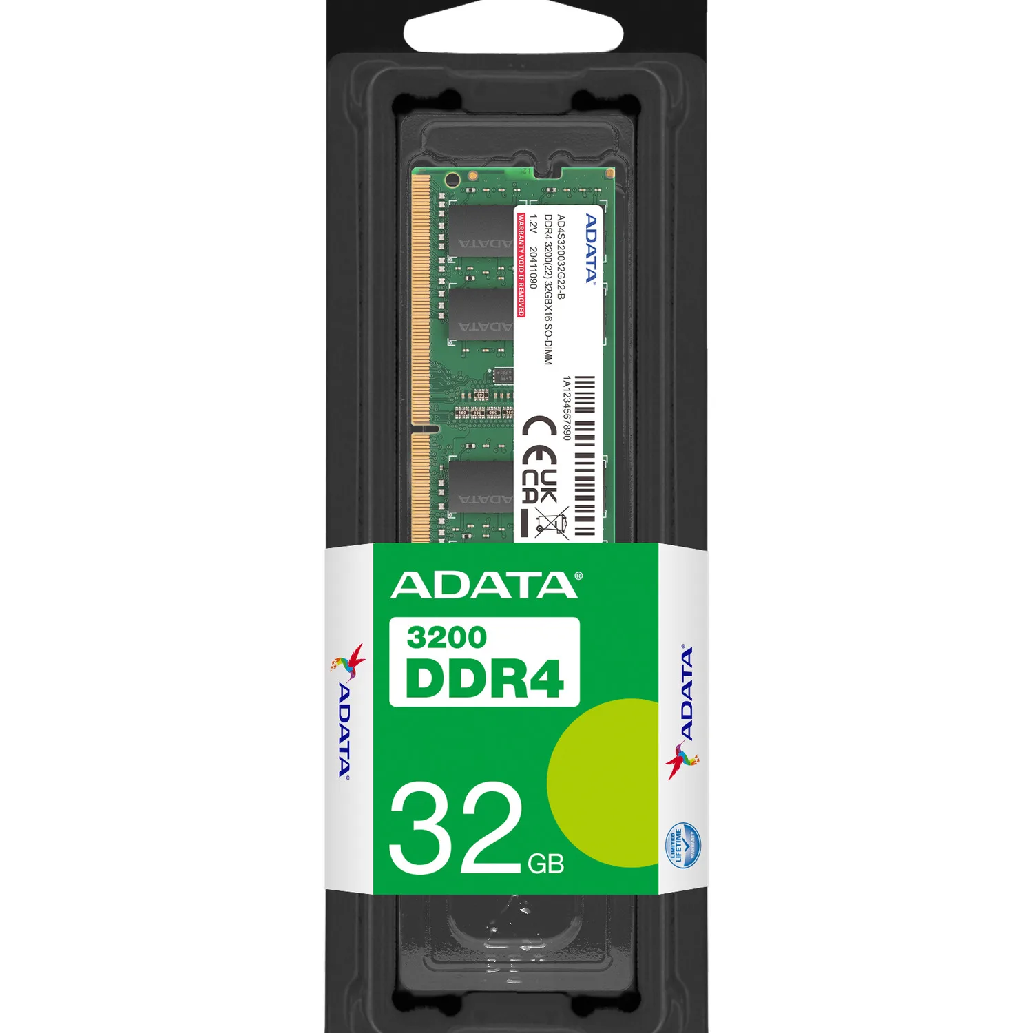Memoria RAM SODIMM DDR4 32GB ADATA 3200 MHz