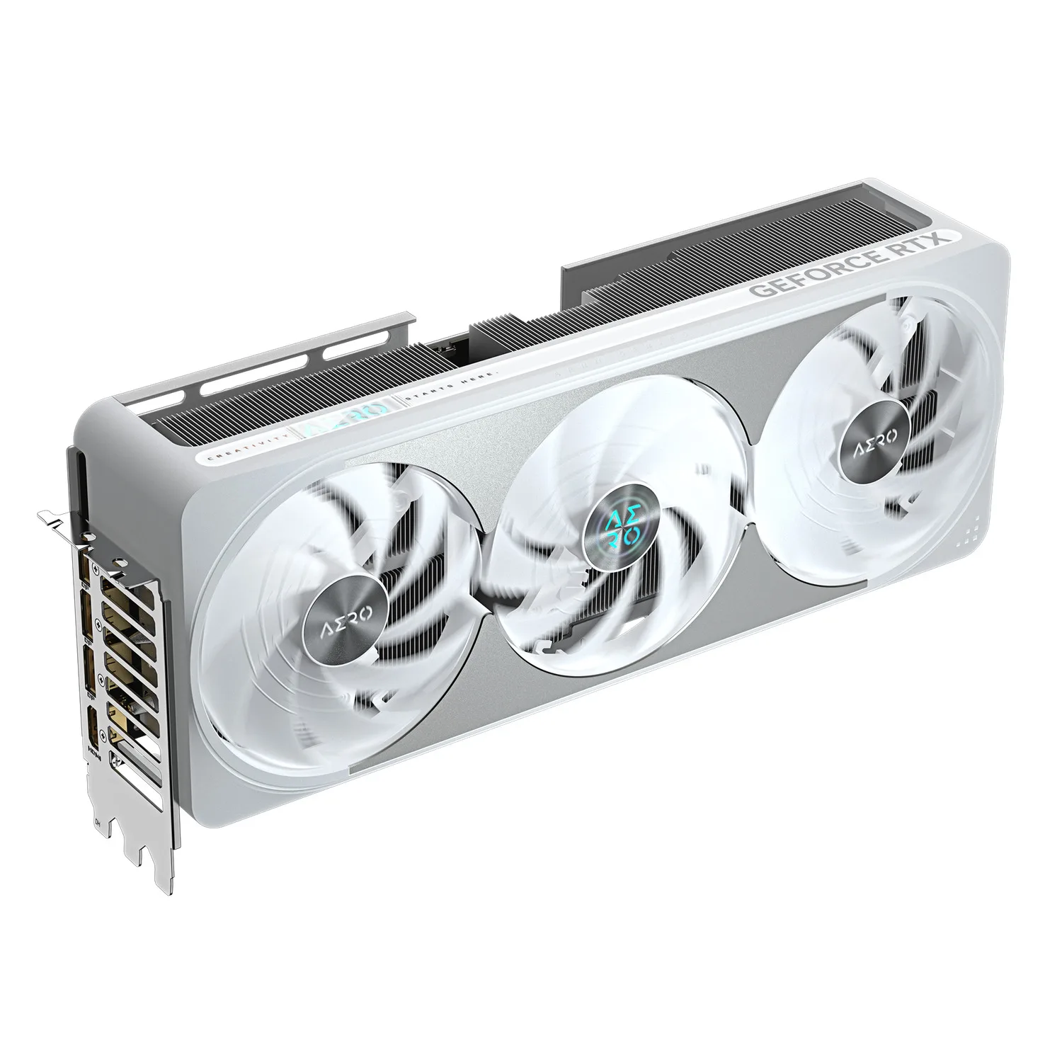 Placa de Video Gigabyte GeForce RTX 5070 Ti Aero OC White 16GB