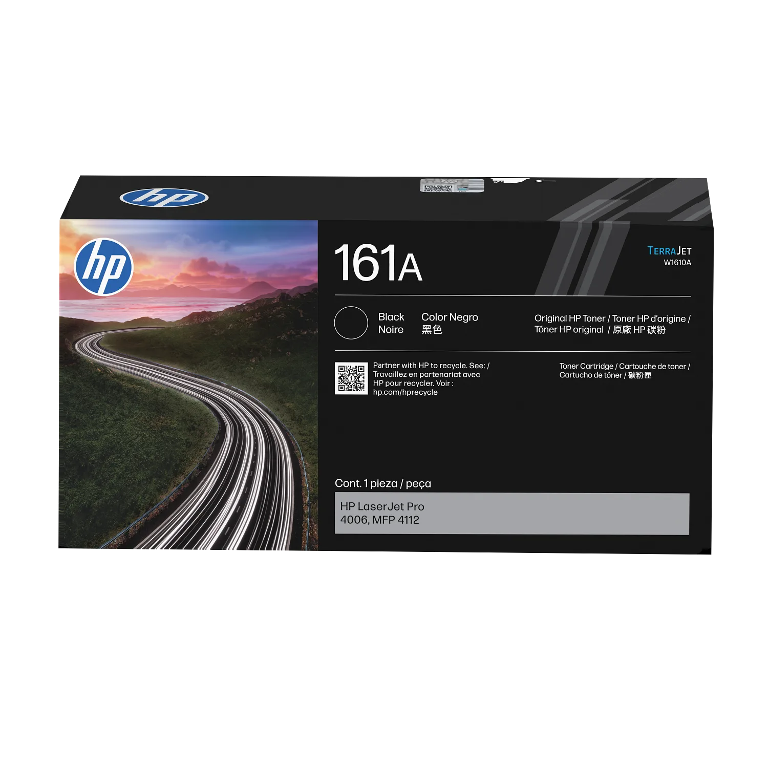 Tóner Hp 161a Negro